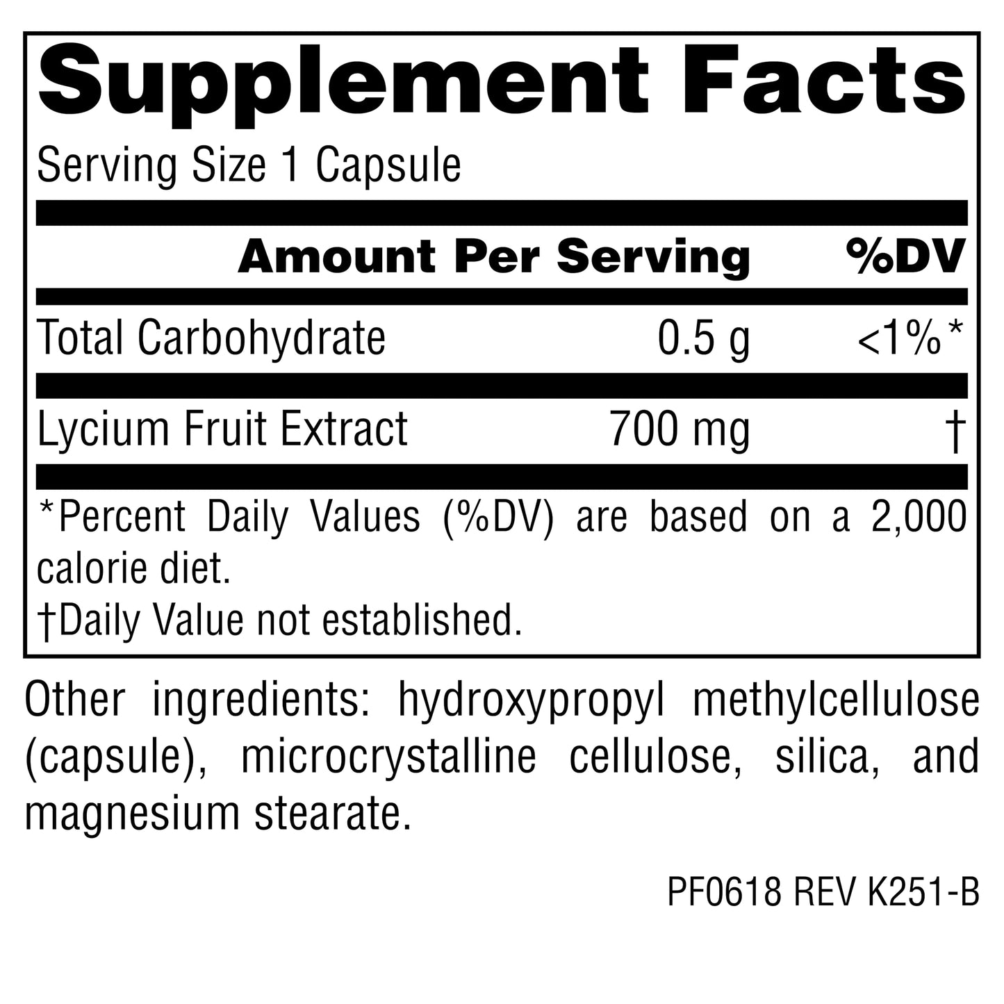 Planetary Herbals Goji Berry Full Spectrum 700mg Vegetarian Capsules, 90 Count