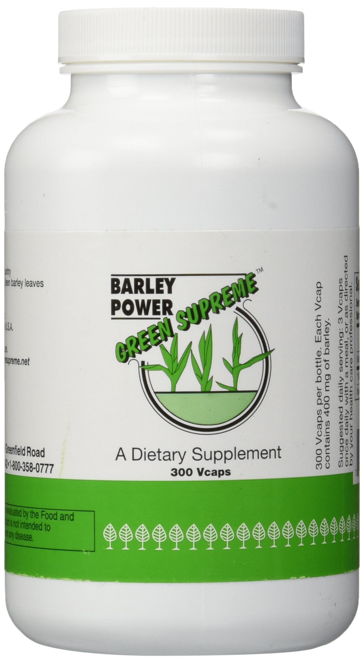 Green Supreme Barley Power Capsules 300