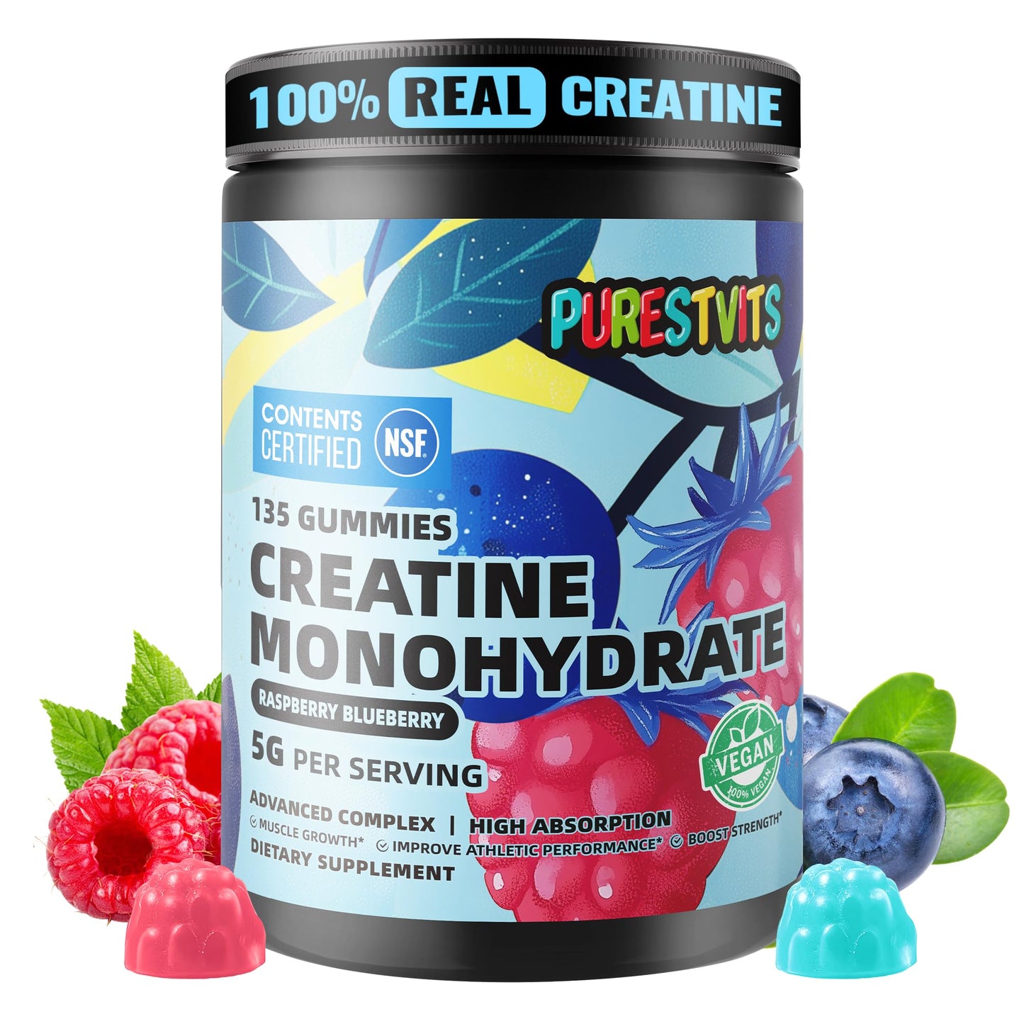 PURESTVITS Creatine Gummy 135 Count