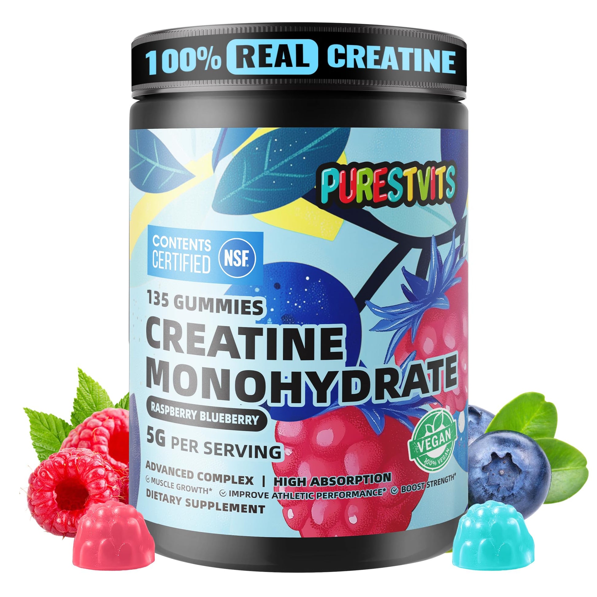 PURESTVITS Creatine Gummy 135 Count