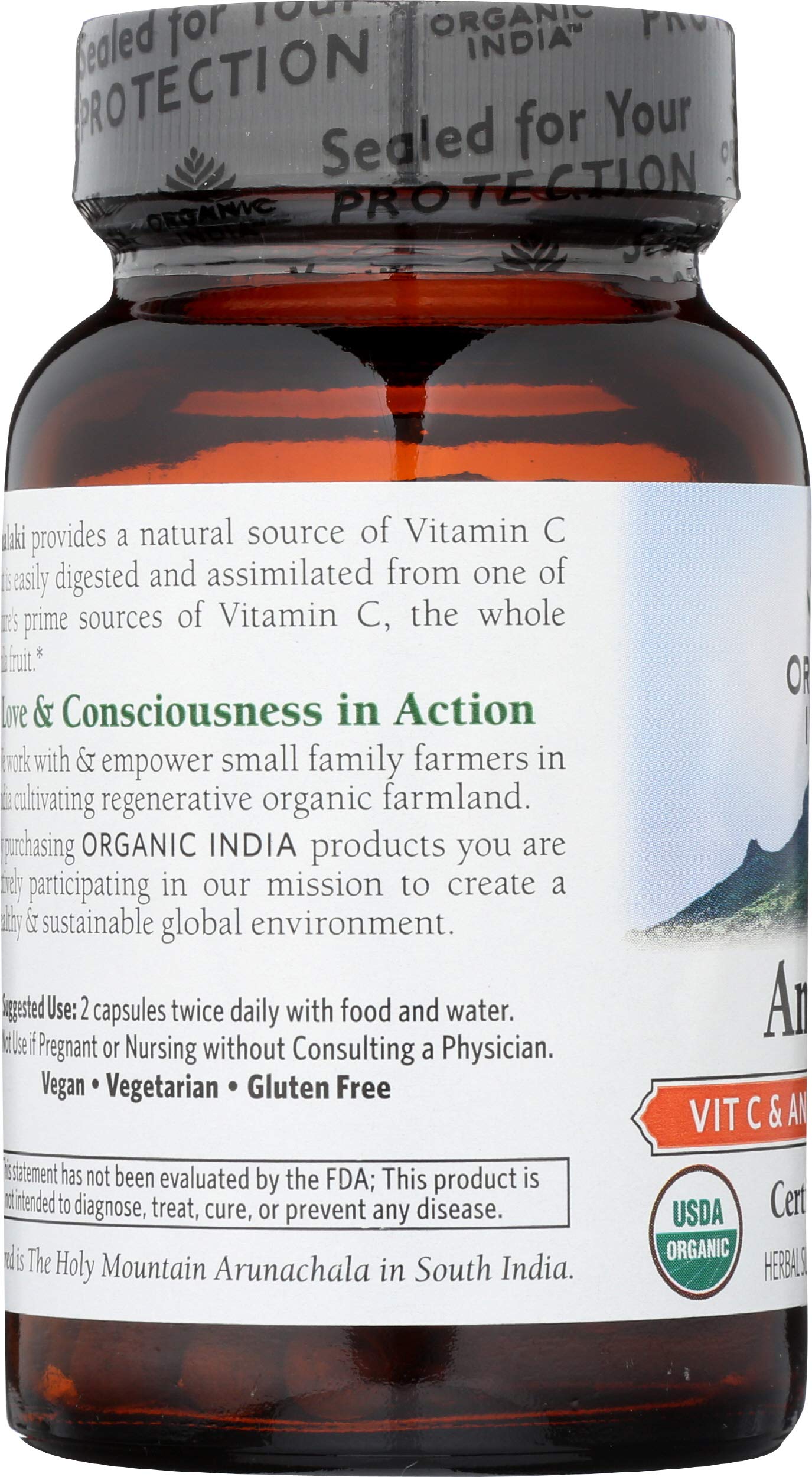 ORGANIC INDIA Amalaki Organic Capsules 90