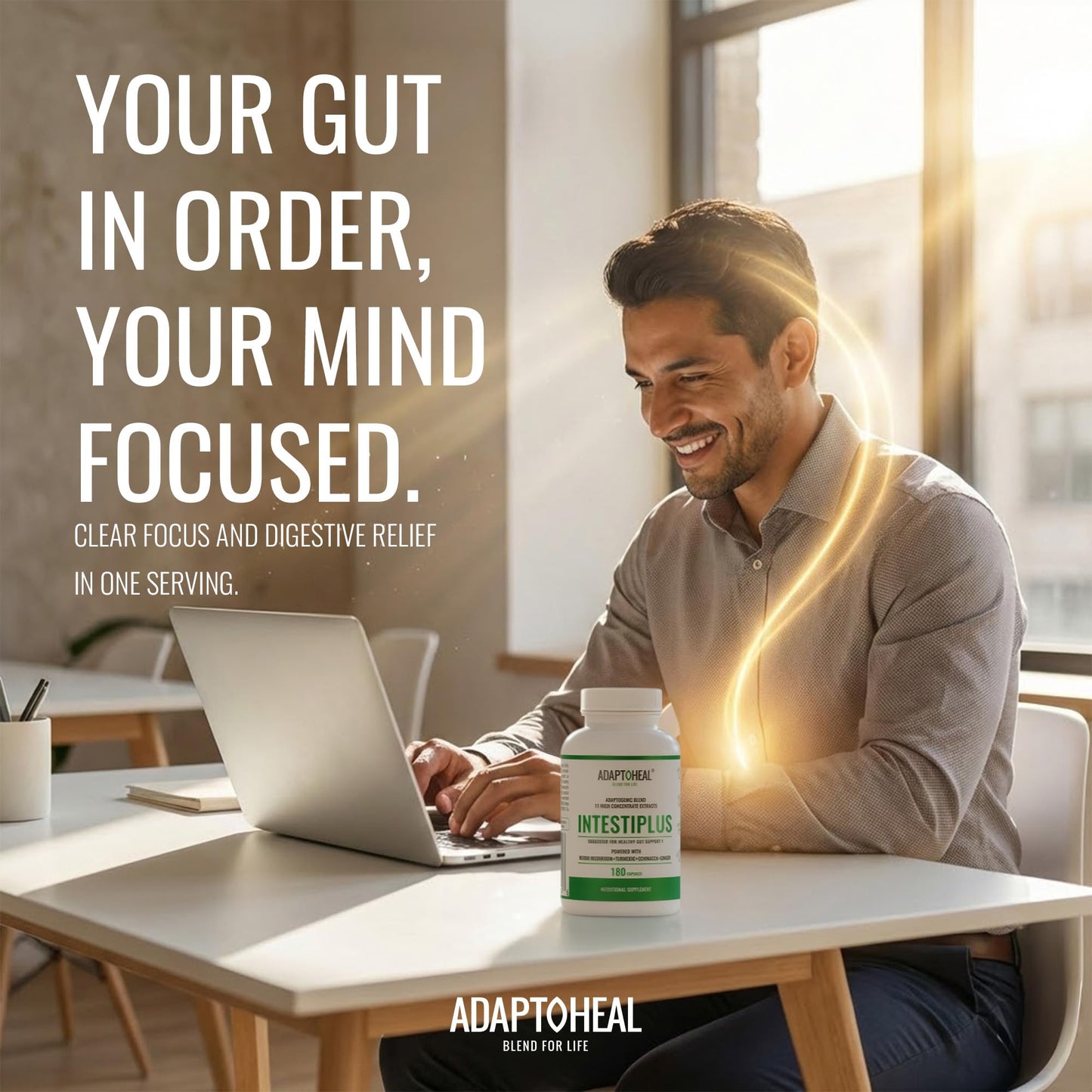 ADAPTOHEAL Intestinal Support 180 Capsules