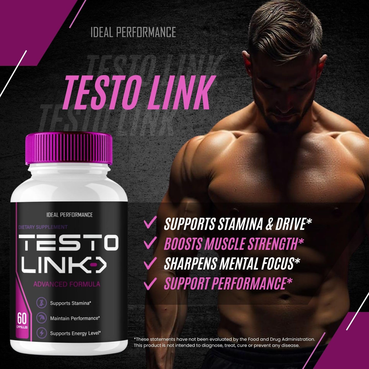 IDEAL PERFORMANCE Testo Link 300 Capsules