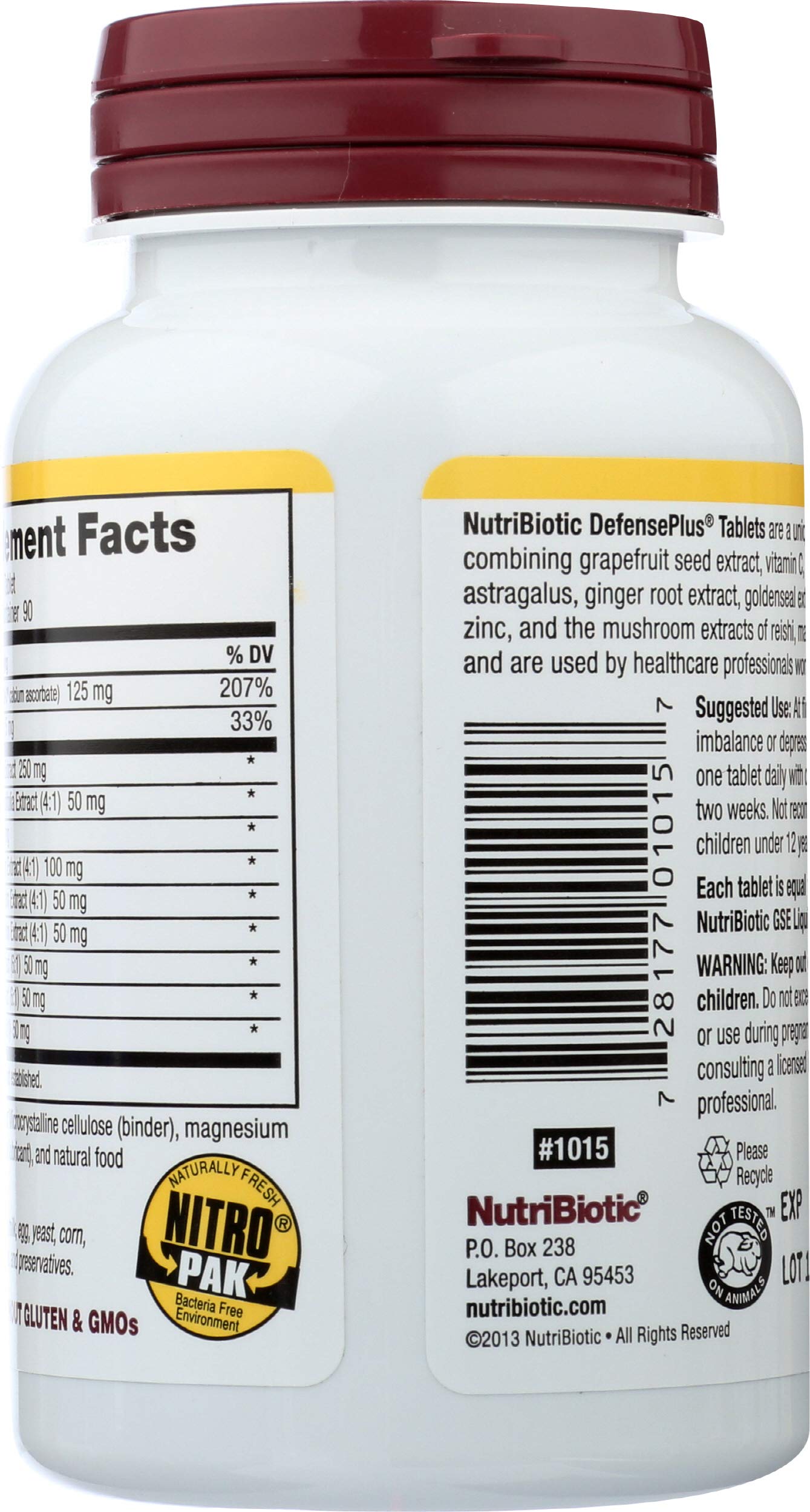 NutriBiotic Defense Plus 90 Tablets