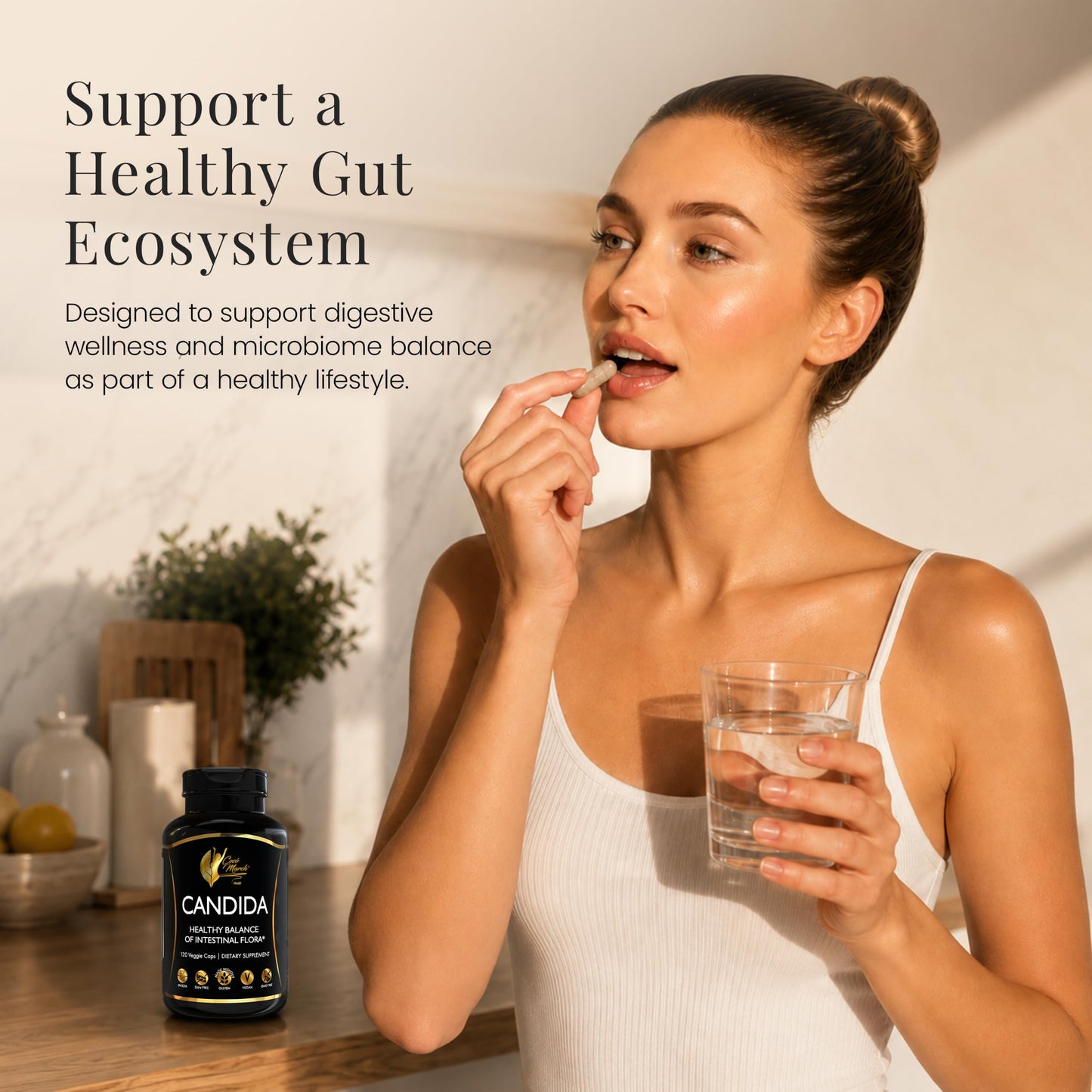 Cocó March N.M.D Candida Cleanse Capsule 120 Capsules