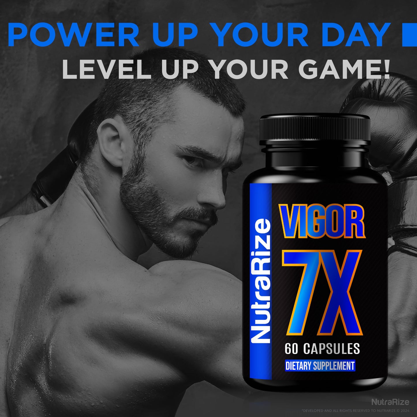NutraRize Vigor 7X Capsules, 60 Count