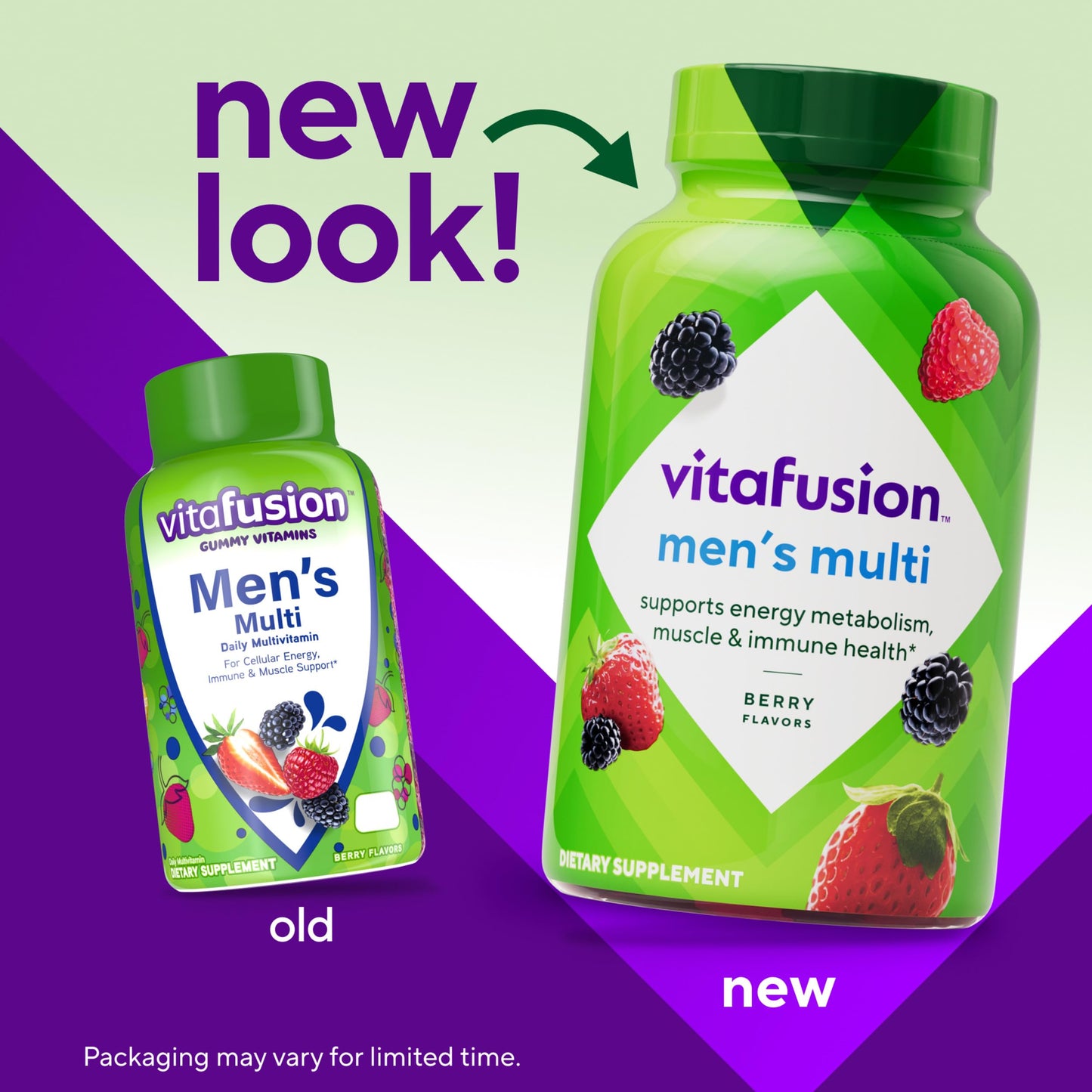 Vitafusion Adult Vitamin Supplement for Men Gummy 120 Count