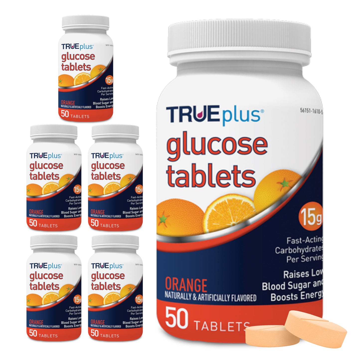 TRUEplus Glucose Tablets, 300 Tablets