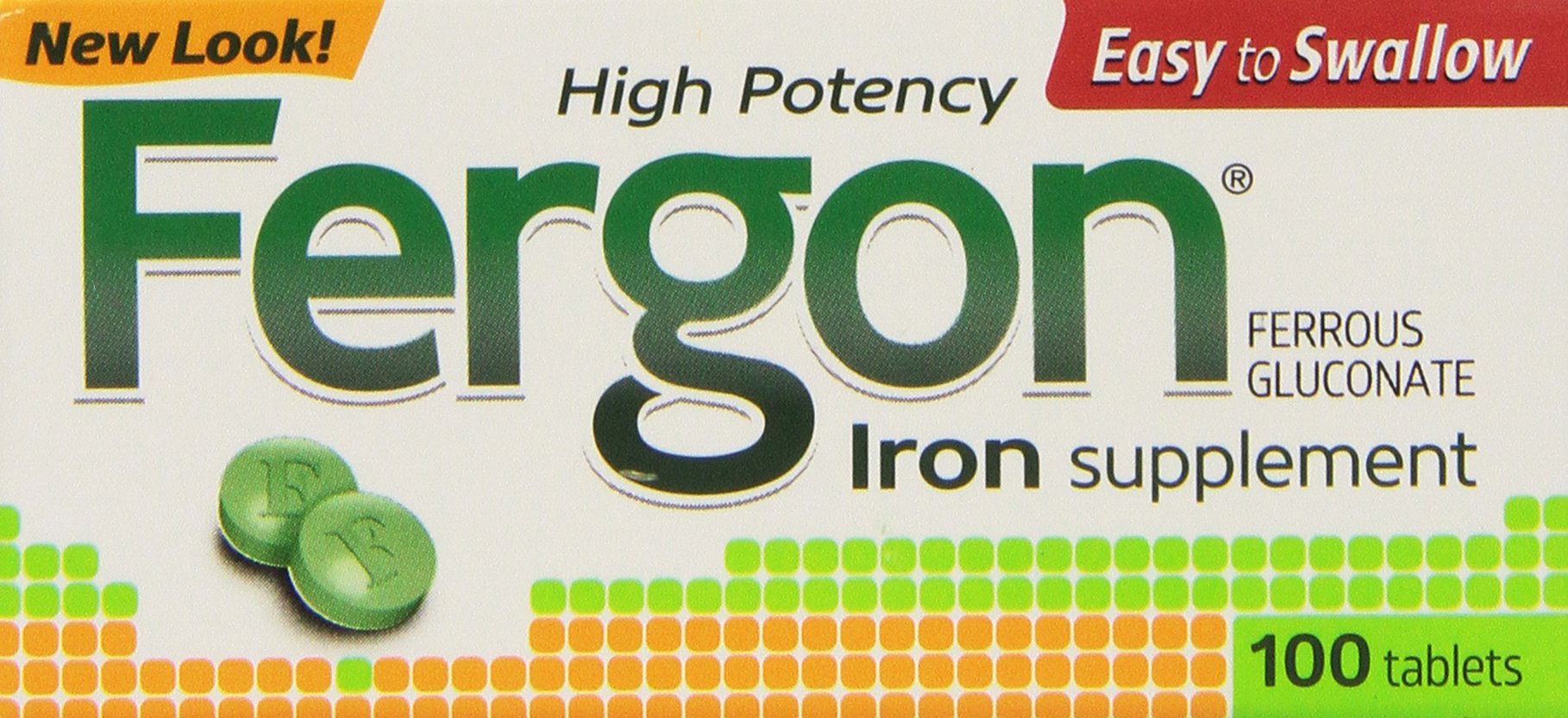 Fergon Iron Supplement Tablets, 300 Tablets