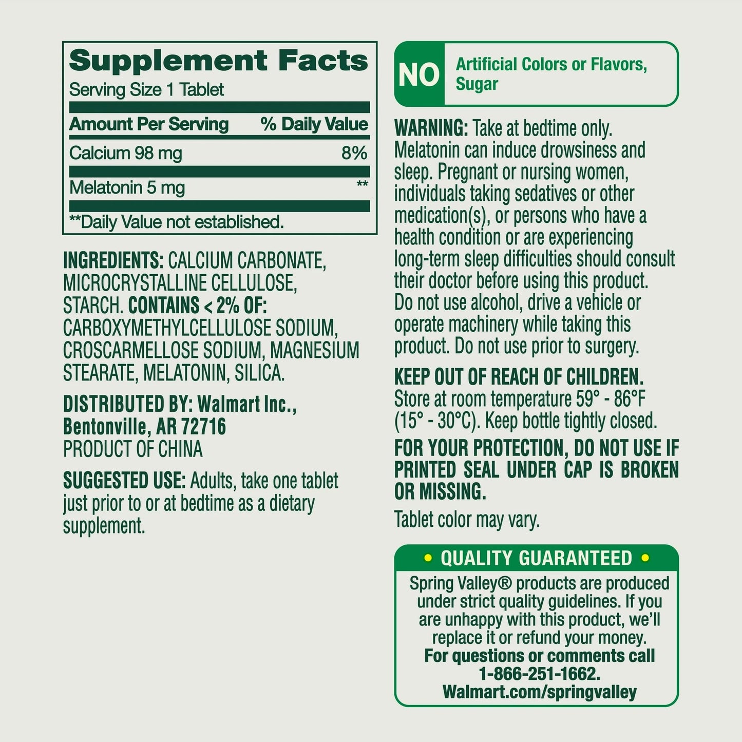 SUREFECT Melatonin Sleep Support Dietary Supplement Tablets 5 mg, 240 Tablets