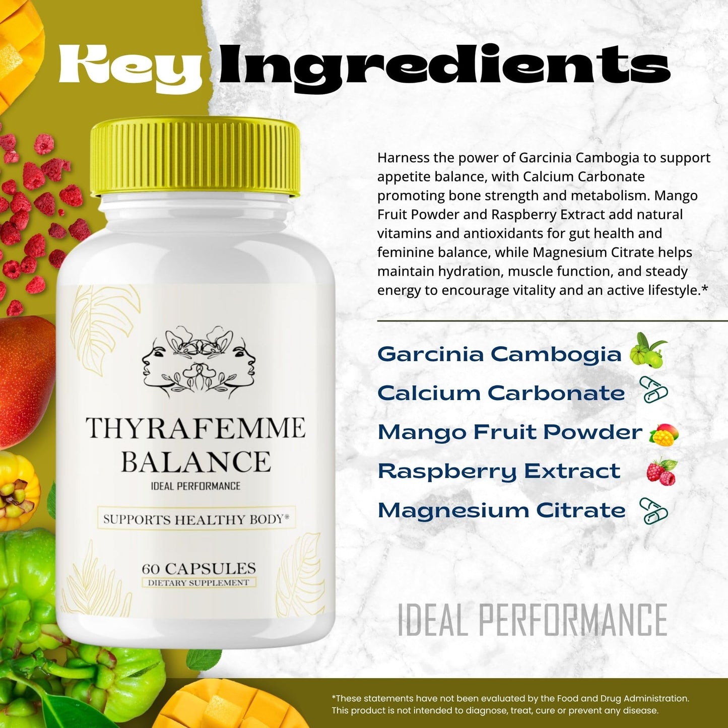IDEAL PERFORMANCE ThyraFemme Balance for Women Capsules 120 Capsules