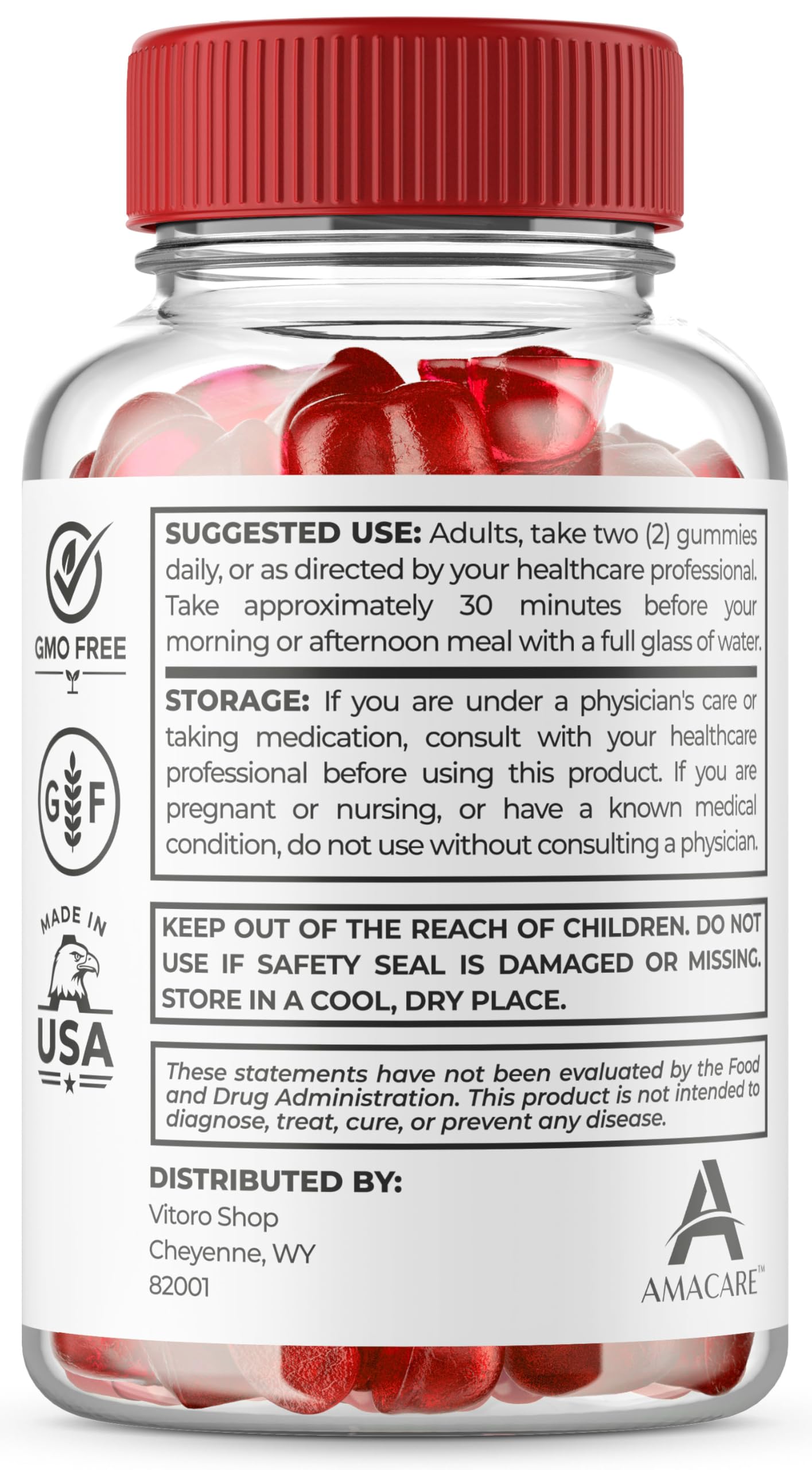 AMACARE LipoJaro Gummies 300 Gummies