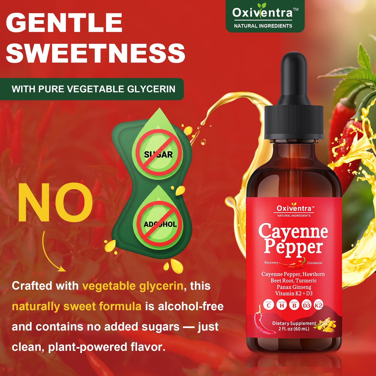 Oxiventra Cayenne Pepper Drops Softgel 2