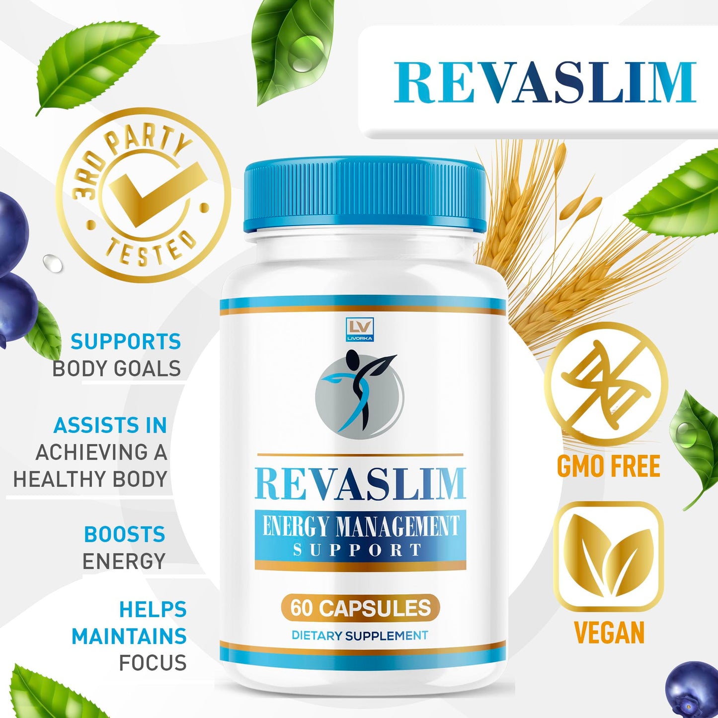 LIVORKA Revaslim Advanced Formula, 120 Capsules