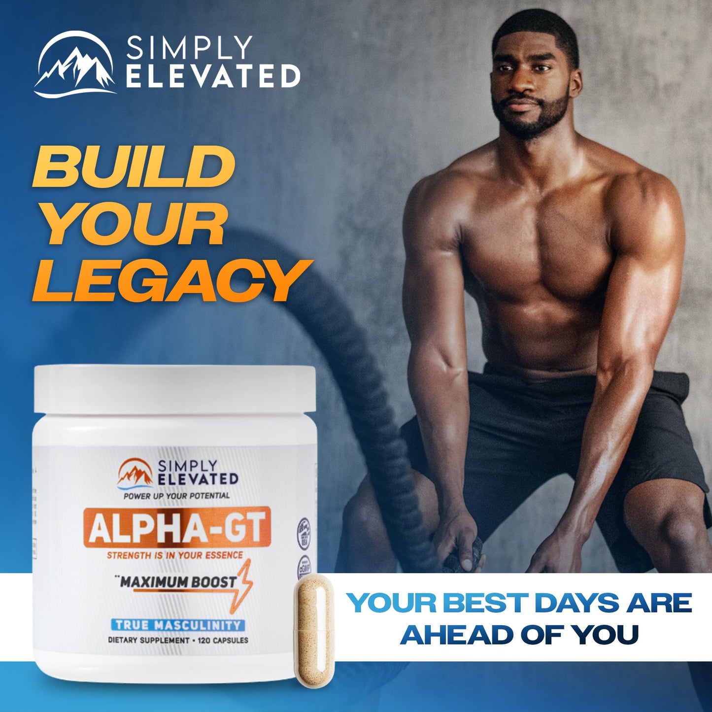 Simply Elevated Alpha-GT Capsule, 120 Count