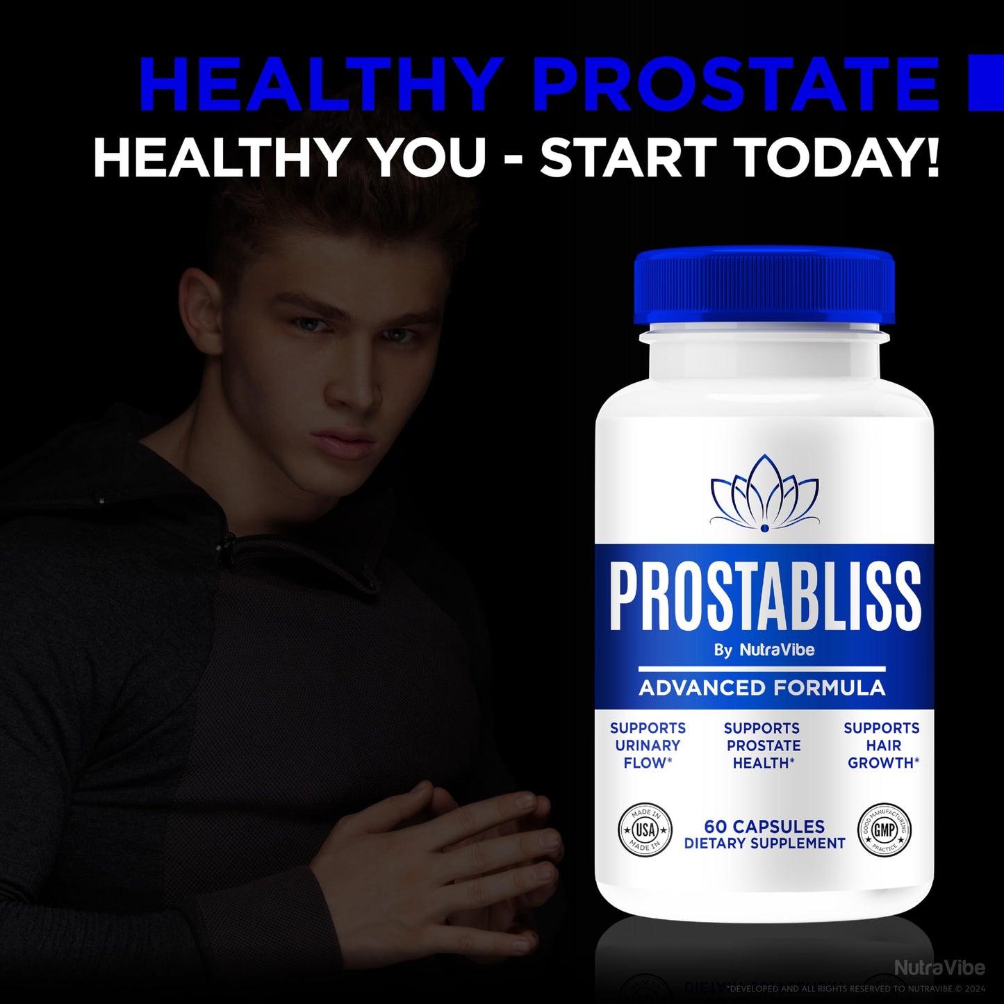 NutraVibe Prostabliss Capsules 180 Capsules