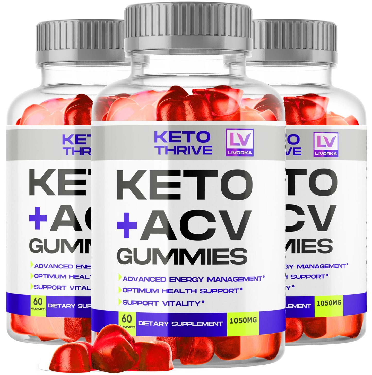 LIVORKA Keto Thrive ACV Gummies 180 Gummies
