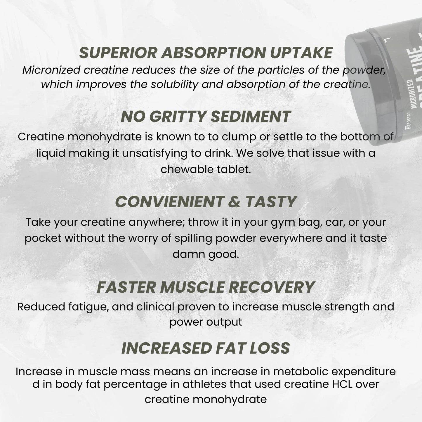 Ketostat Creatine Monohydrate Tablet, 150 Count