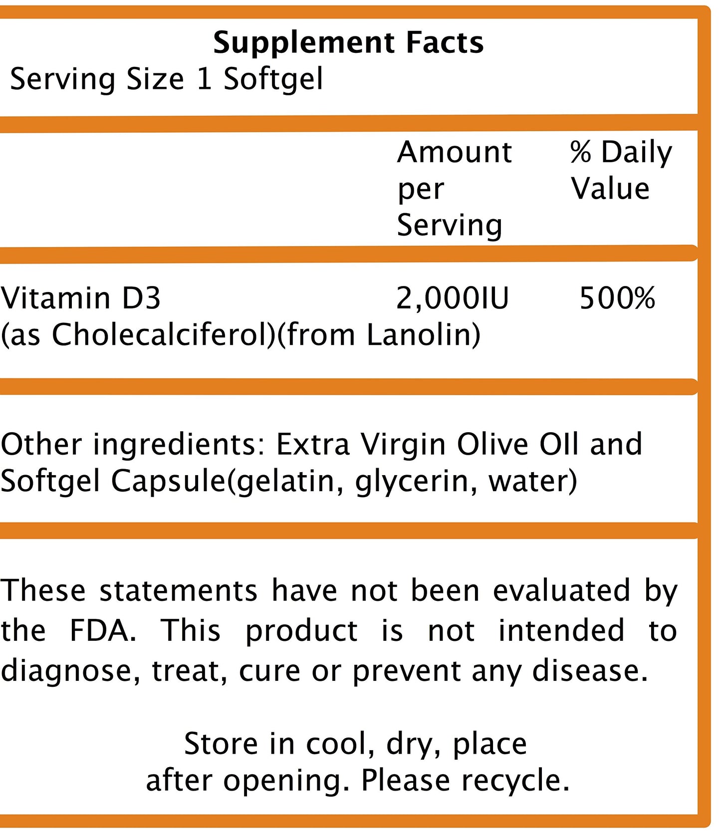 Frequency Foods Vitamin D3 Powder 120 Count