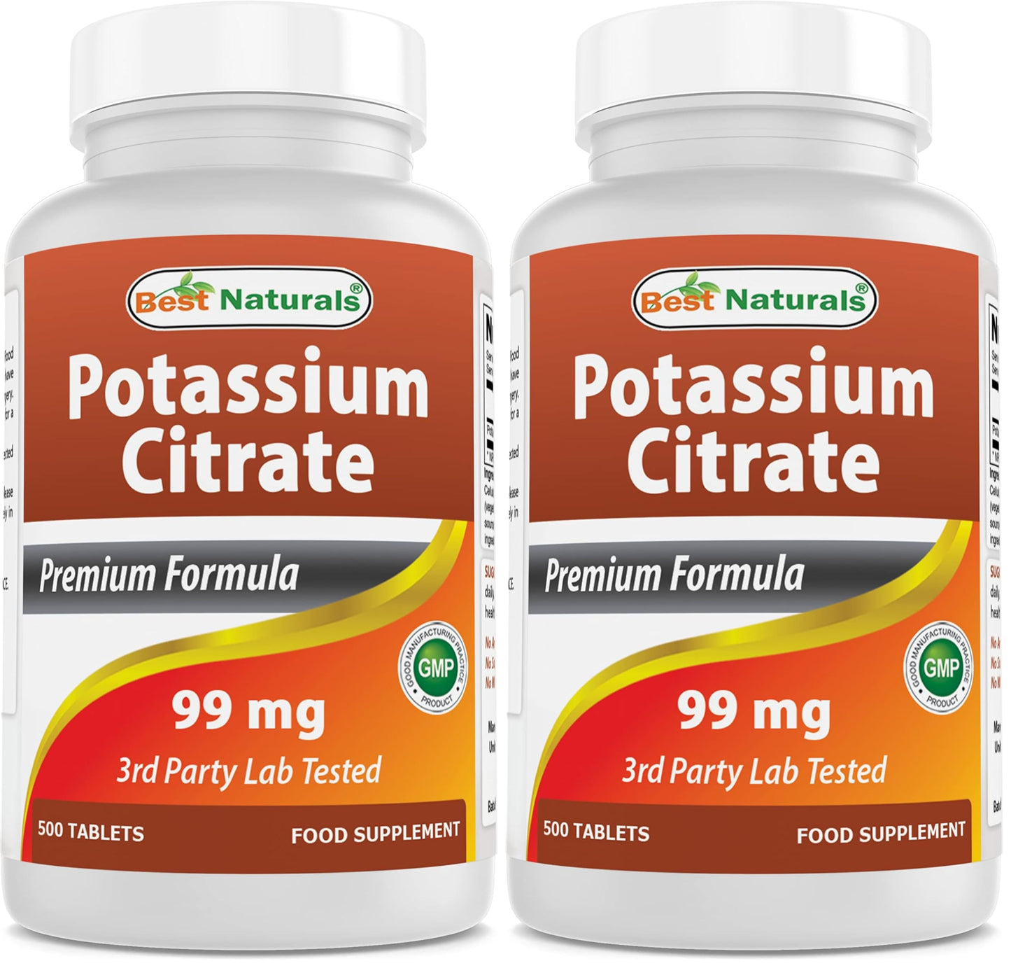 Best Naturals Potassium Citrate 99mg Tablets, 1000 Count