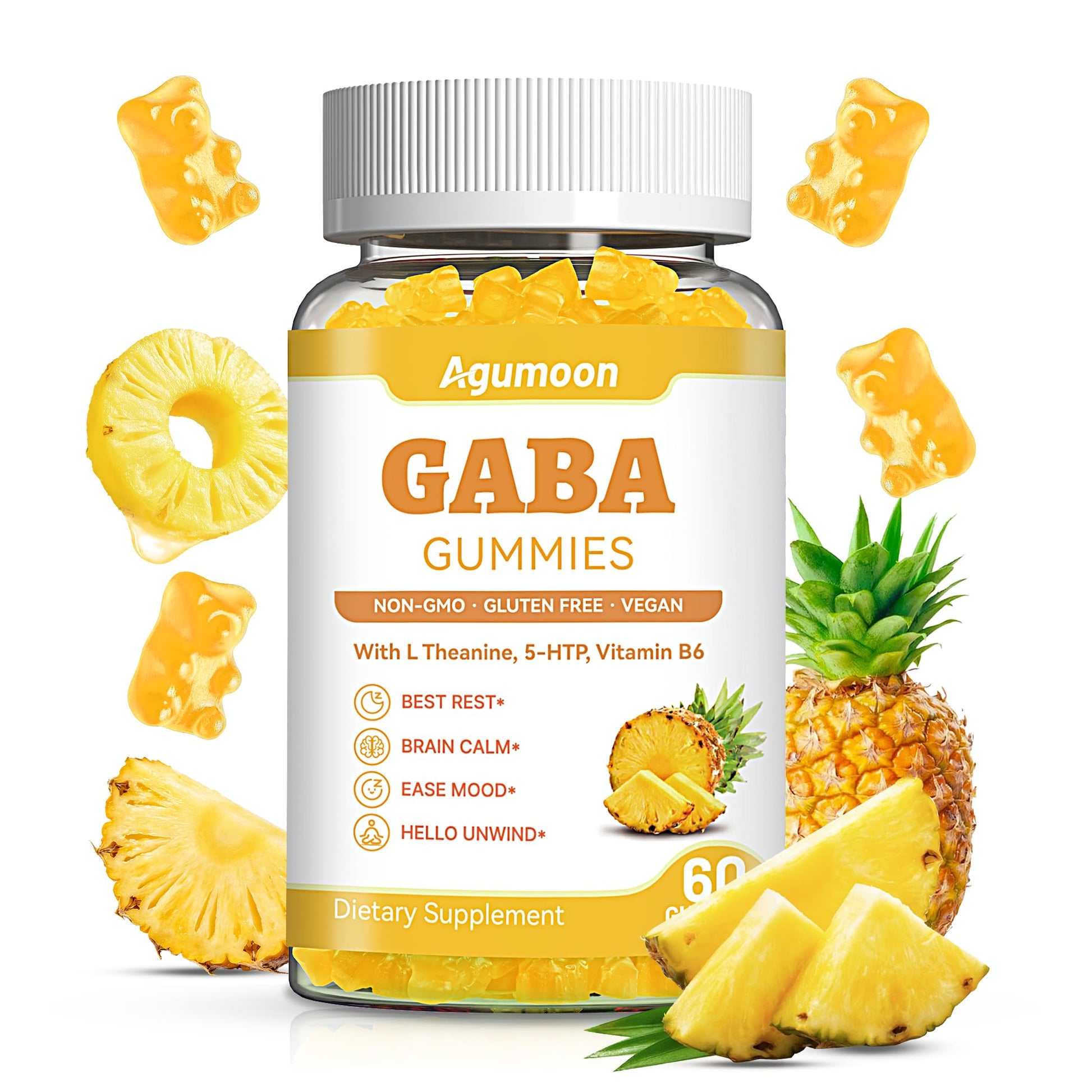 Agumoon GABA Gummies 60-count