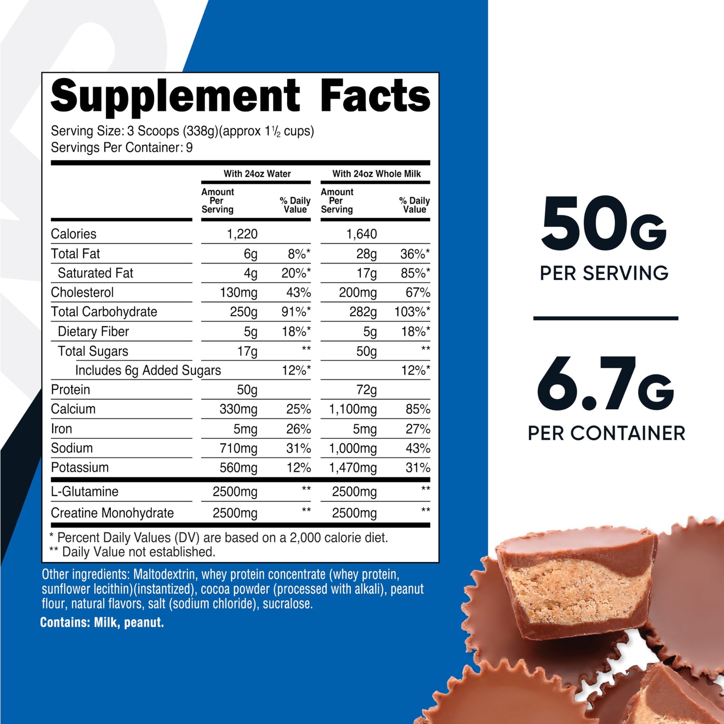 Nutricost Mass Gainer Powder 107.3 Servings