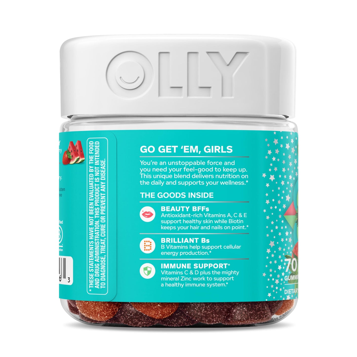 OLLY Teen Girl Multi Gummy, 70 Count