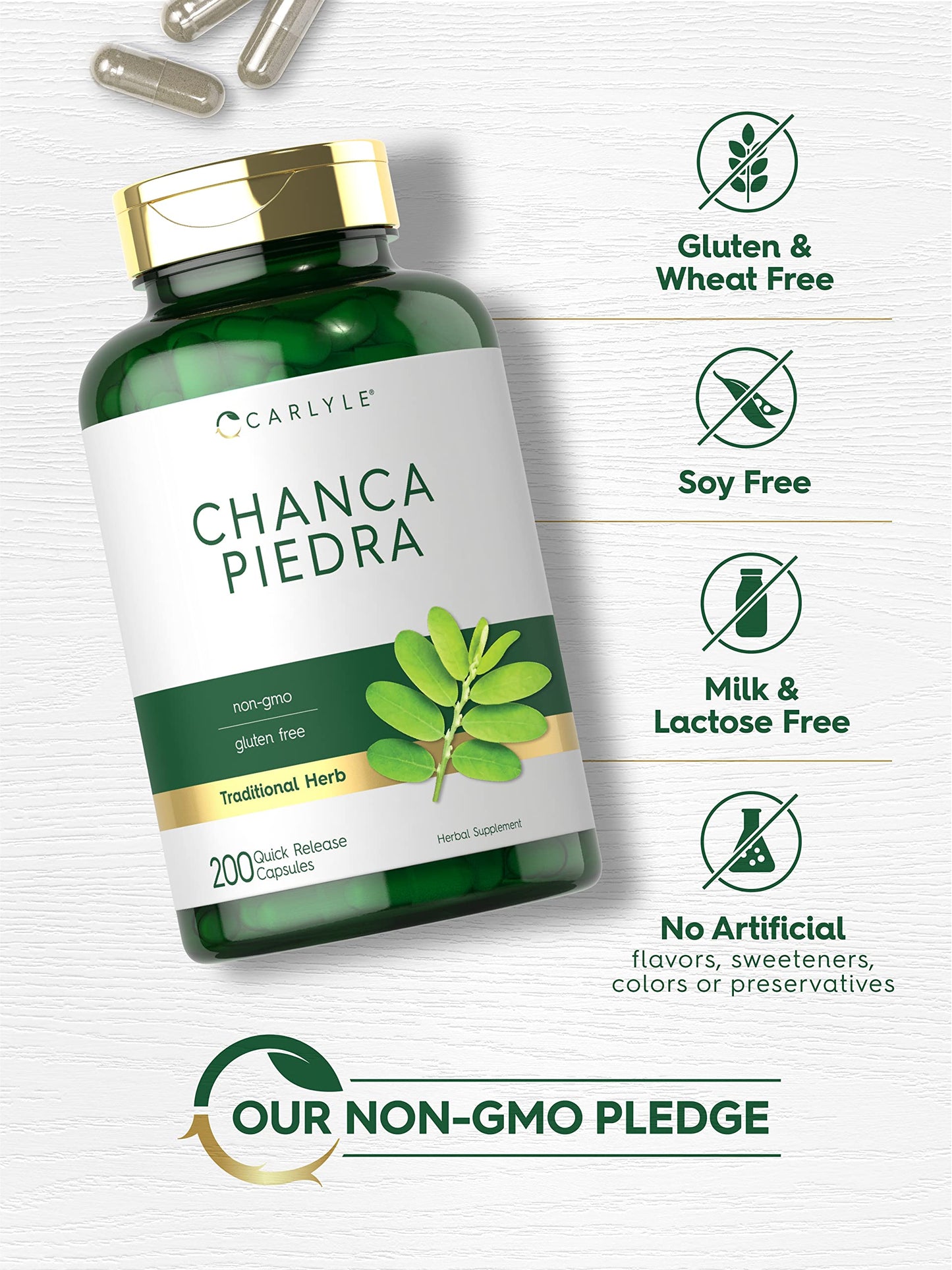 Carlyle Chanca Piedra Capsules 200