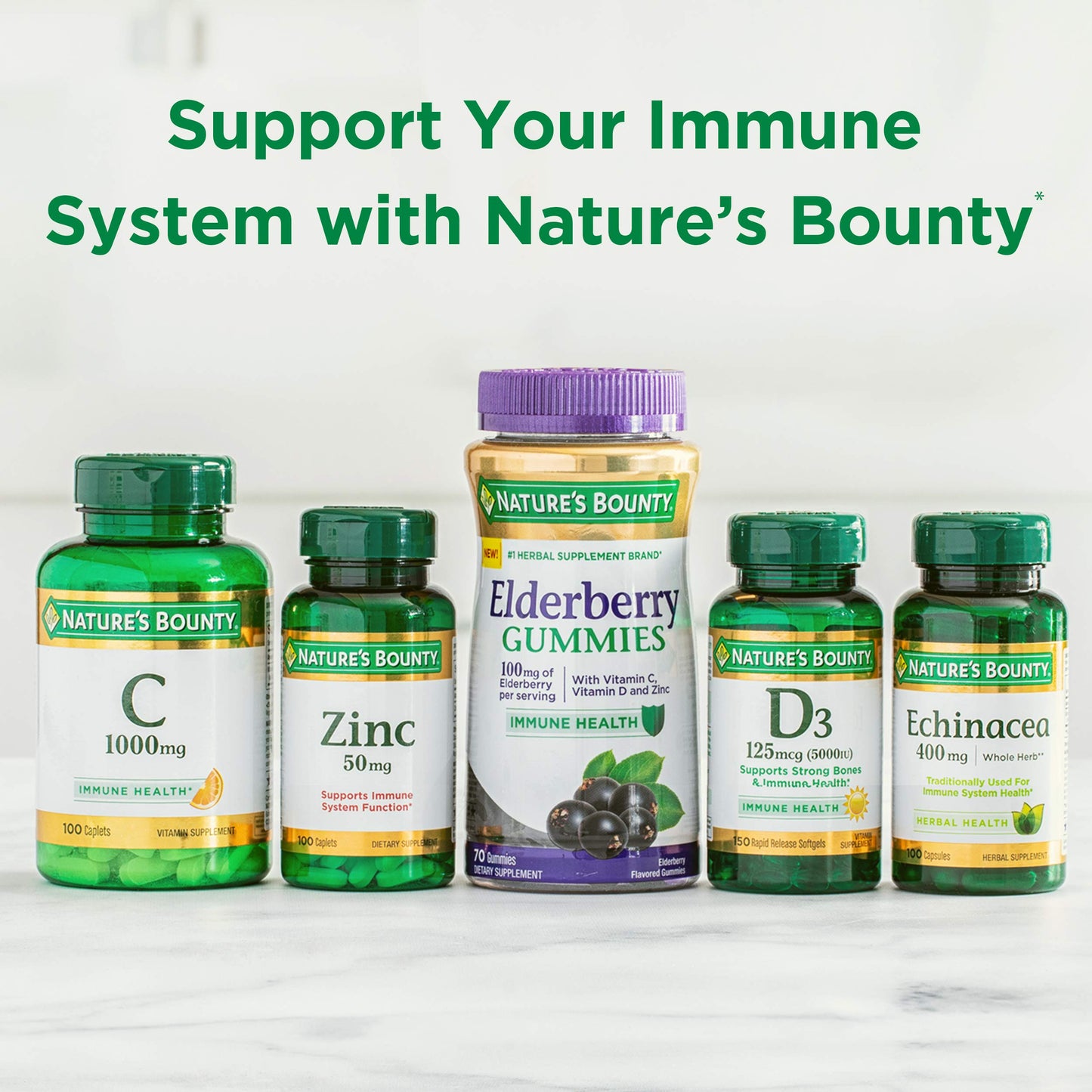 Nature's Bounty Vitamin C Supplement with Rose Hips Tablets 270