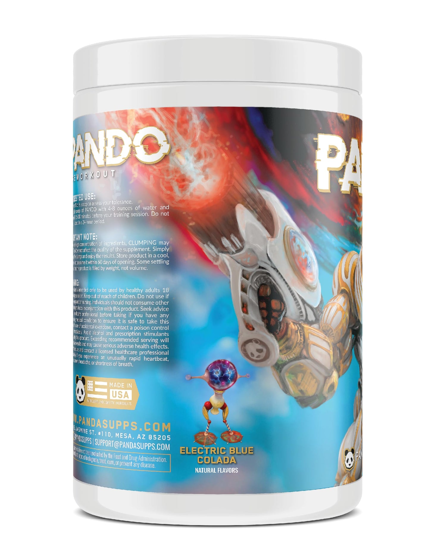 Underground Bio Labs Pando Pre-Workout Powder, 15 Ounce