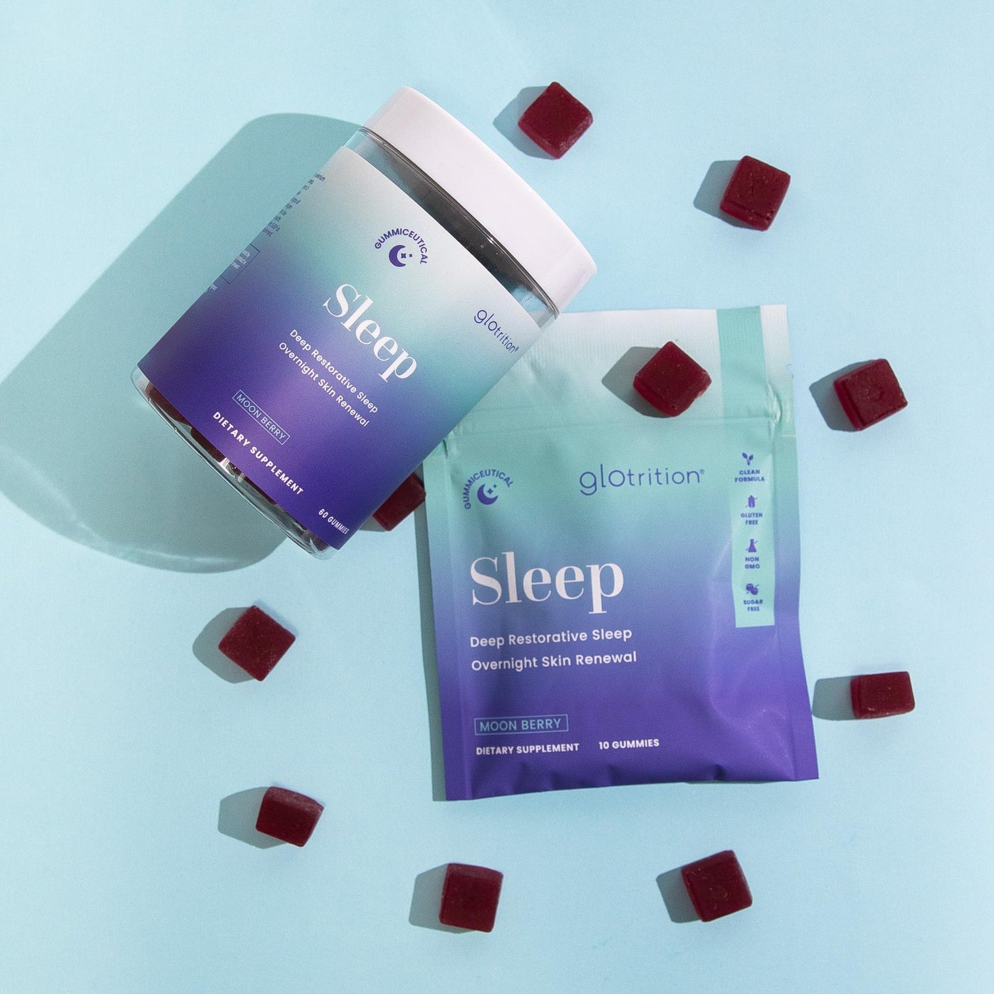 Glotrition Beauty Sleep Gummies Travel Pack, 10 Gummies
