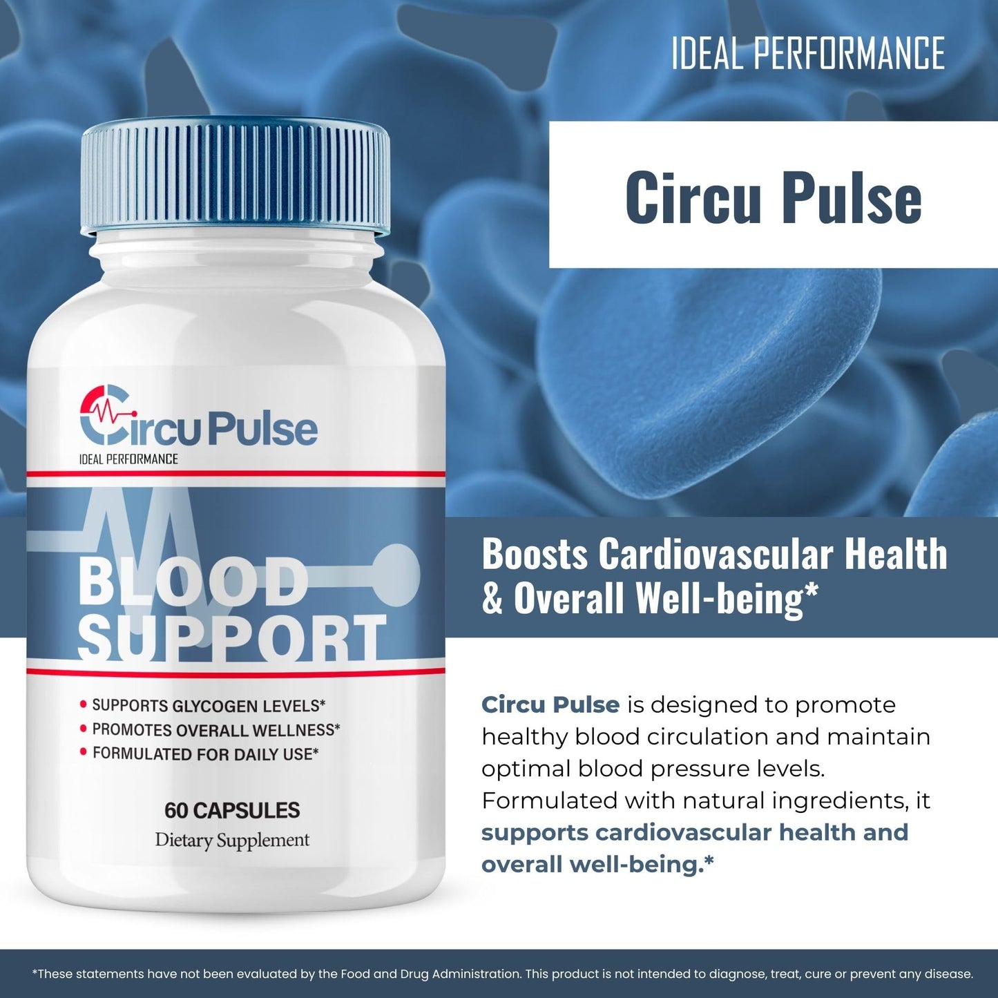 Ideal Performance CircuPulse Blood Support Capsules, 60 Capsules