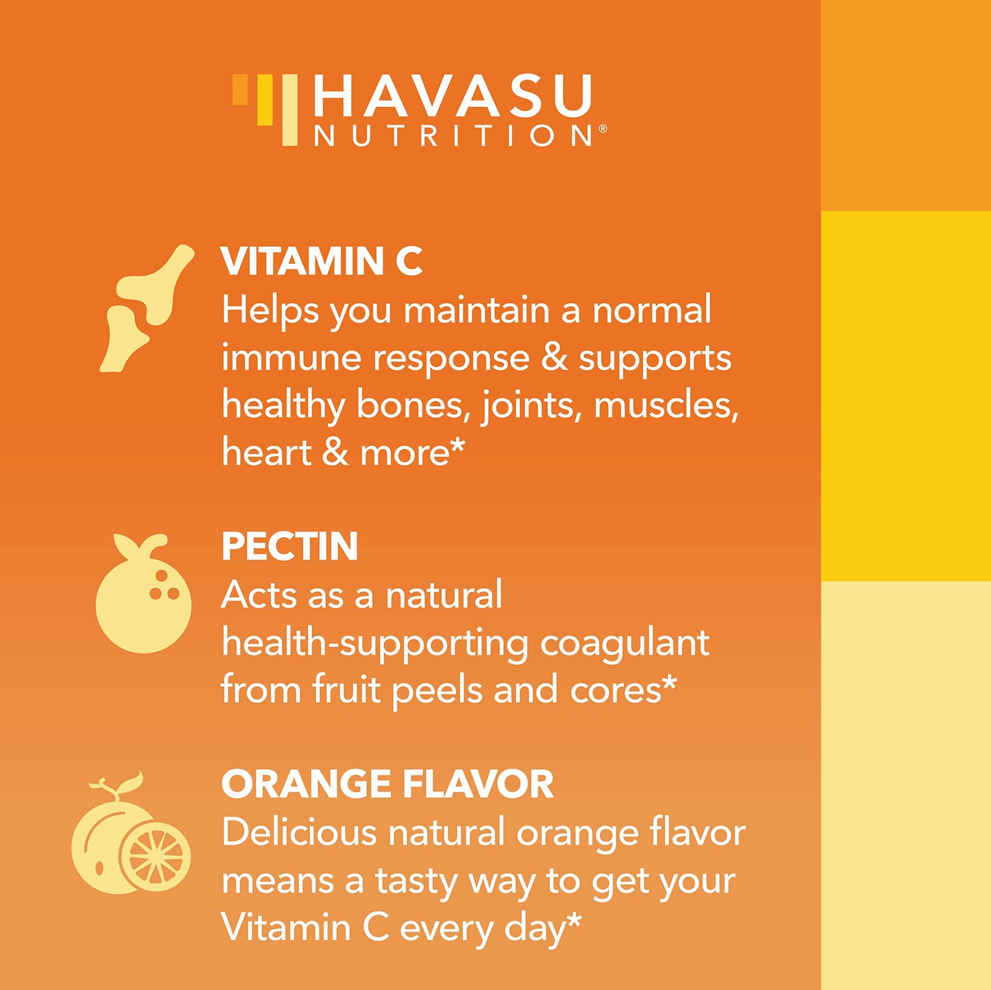 HAVASU NUTRITION Vitamin C Gummies, 60 Count