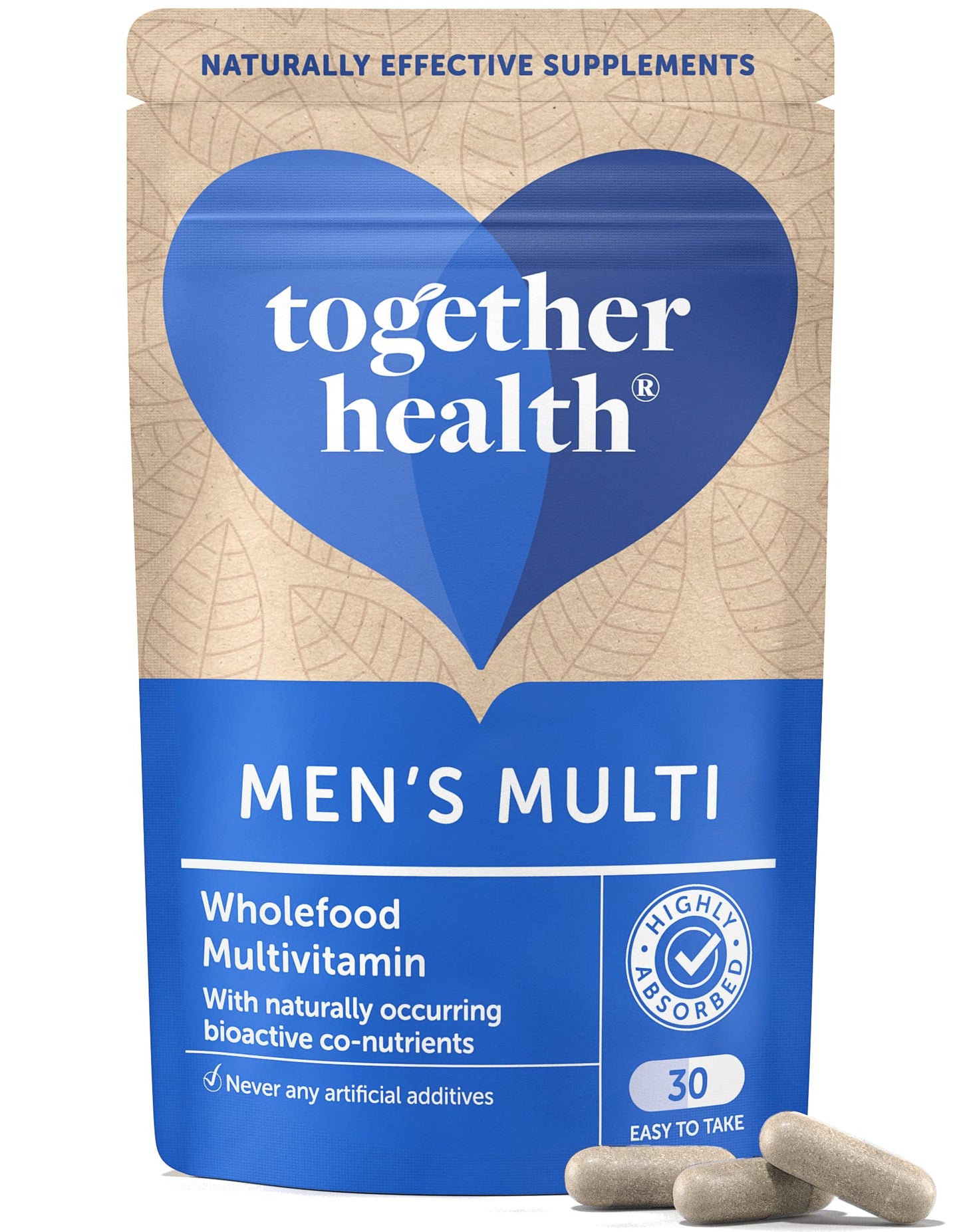 Together Mens Multivitamin & Mineral Capsule, 30 Count