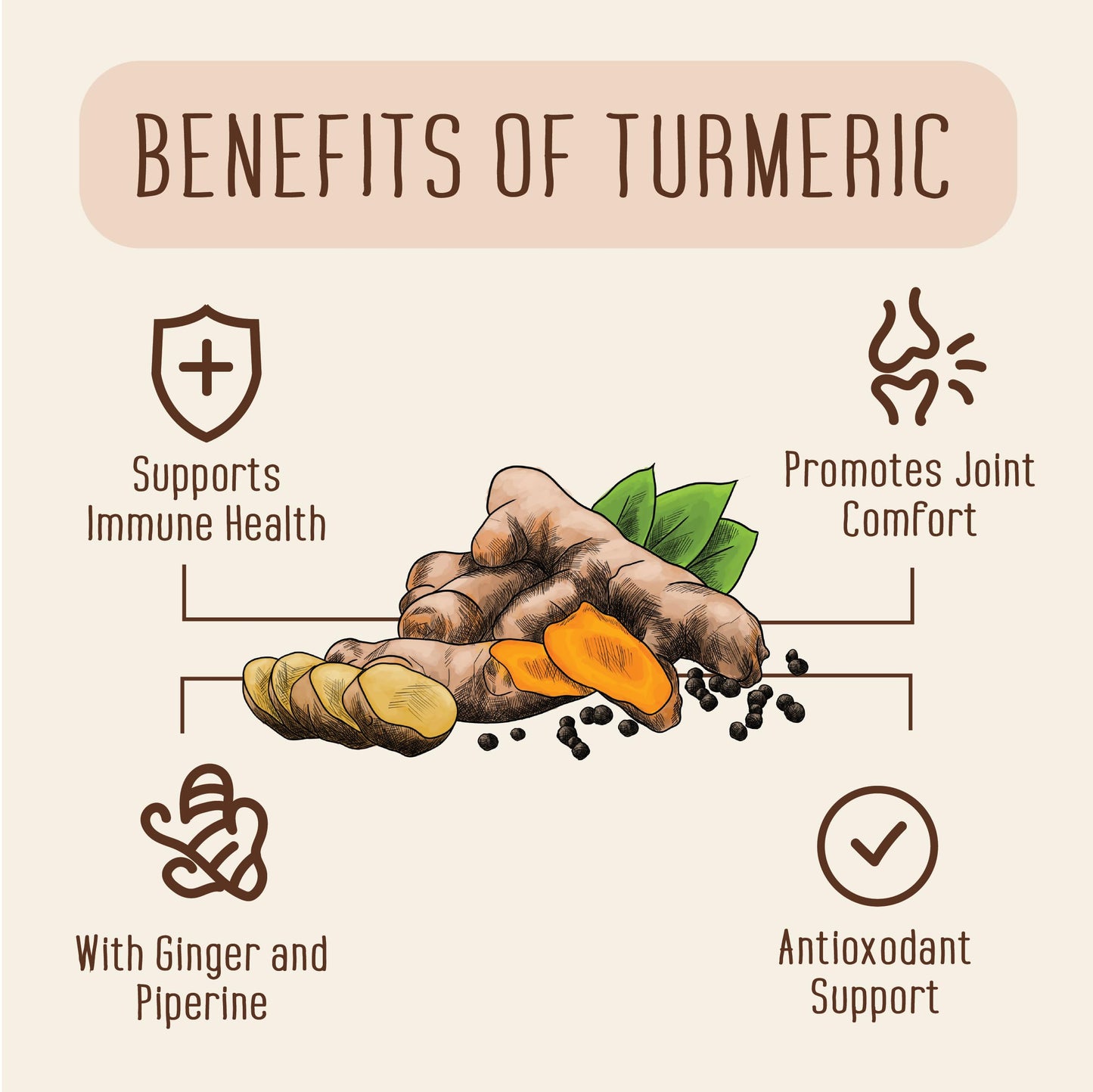 Vumi Turmeric Gummies with Ginger and Piperine, 60 Gummies