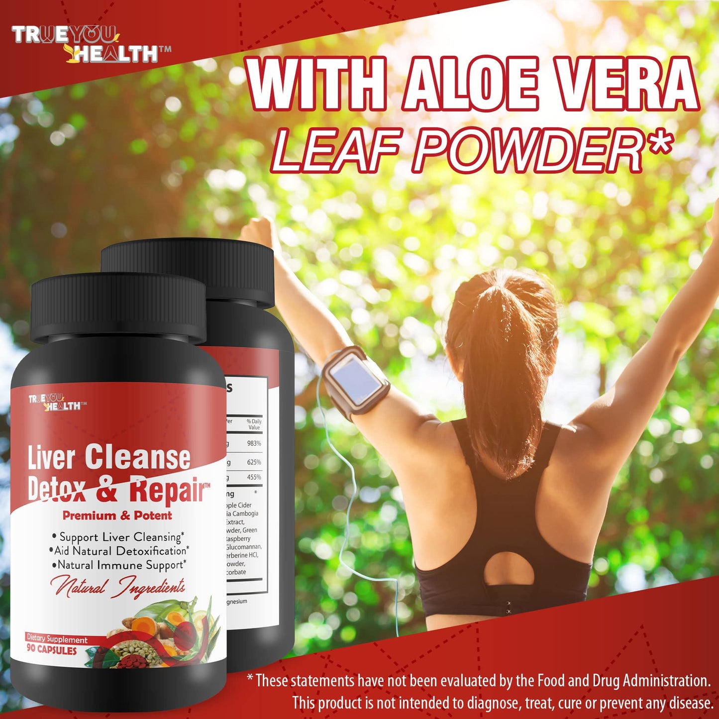 Generic Liver Cleanse Detox & Repair - Liver, Kidney & Colon Cleanse - Herbal Liver Support Capsule, 1 Count