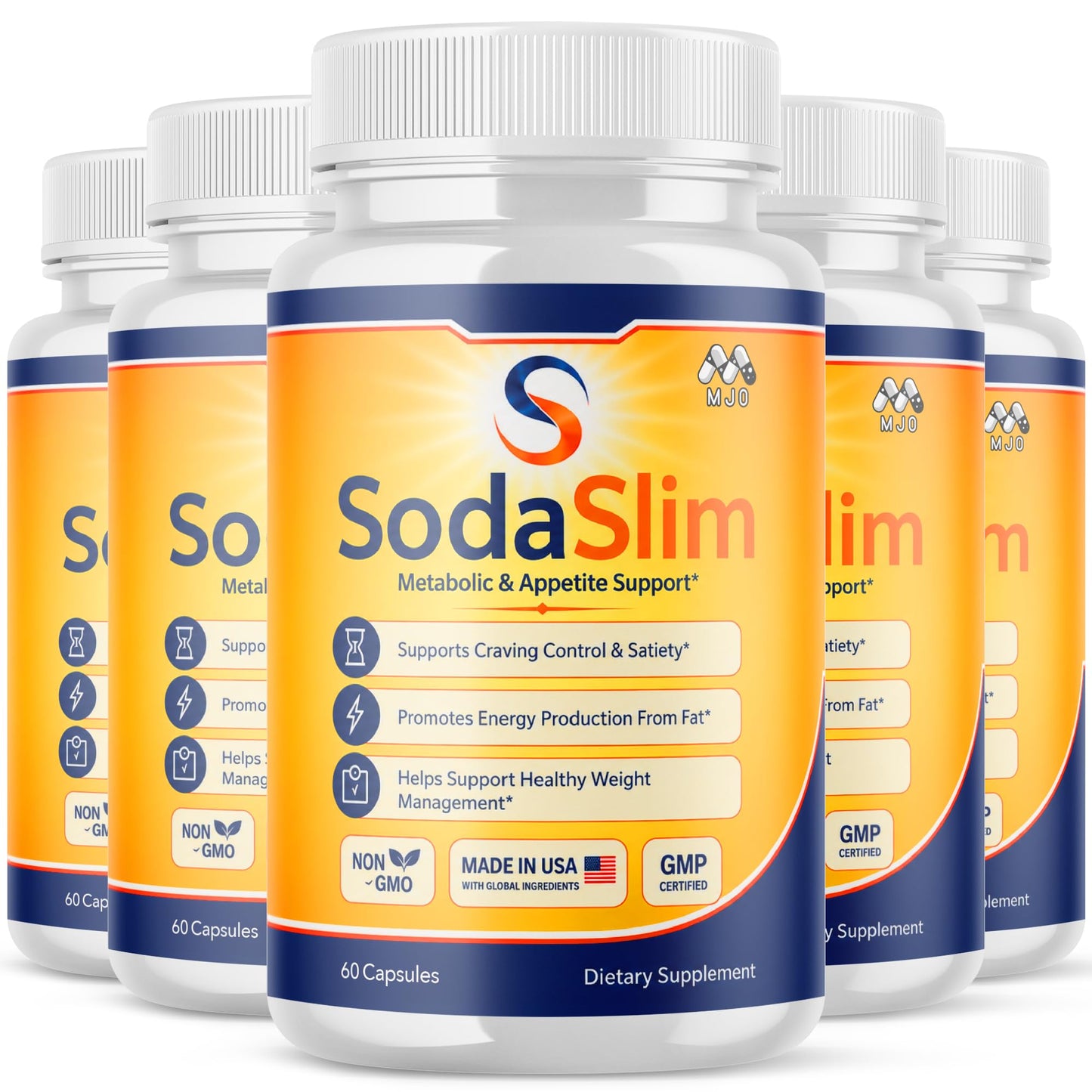 MJO Sodaslim Weight Management Capsules, 300 Capsules