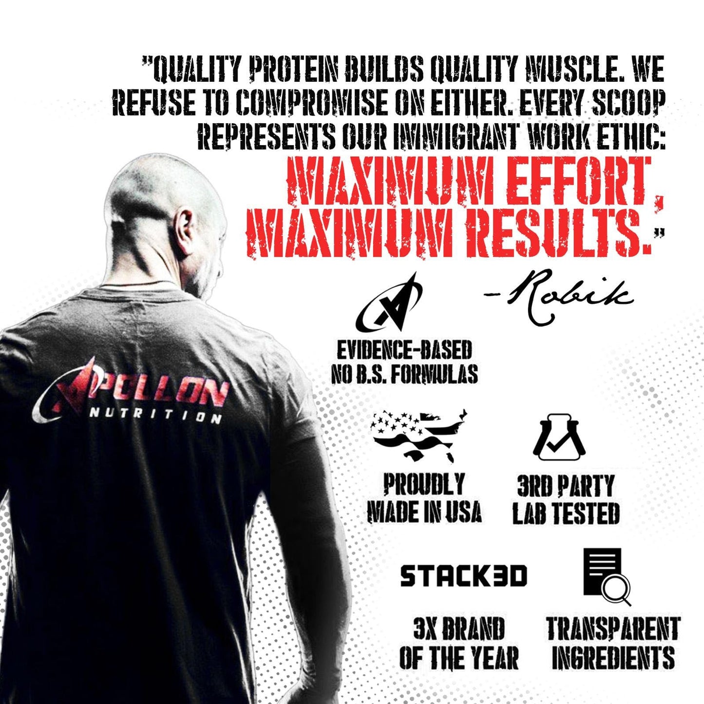 Apollon Nutrition 50/50 Formula-X Whey Isolate and Casein Protein Powder, 32 Servings