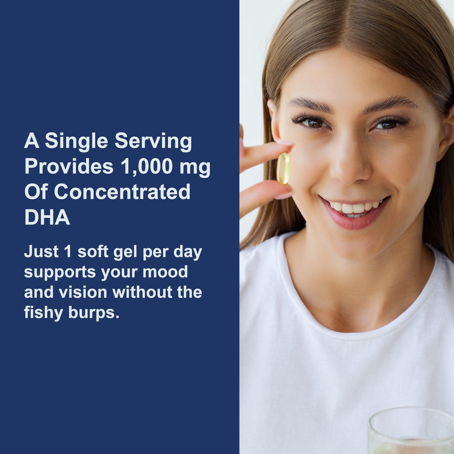 Carlson Elite DHA Gems 1000 mg DHA Softgels, 120 Count