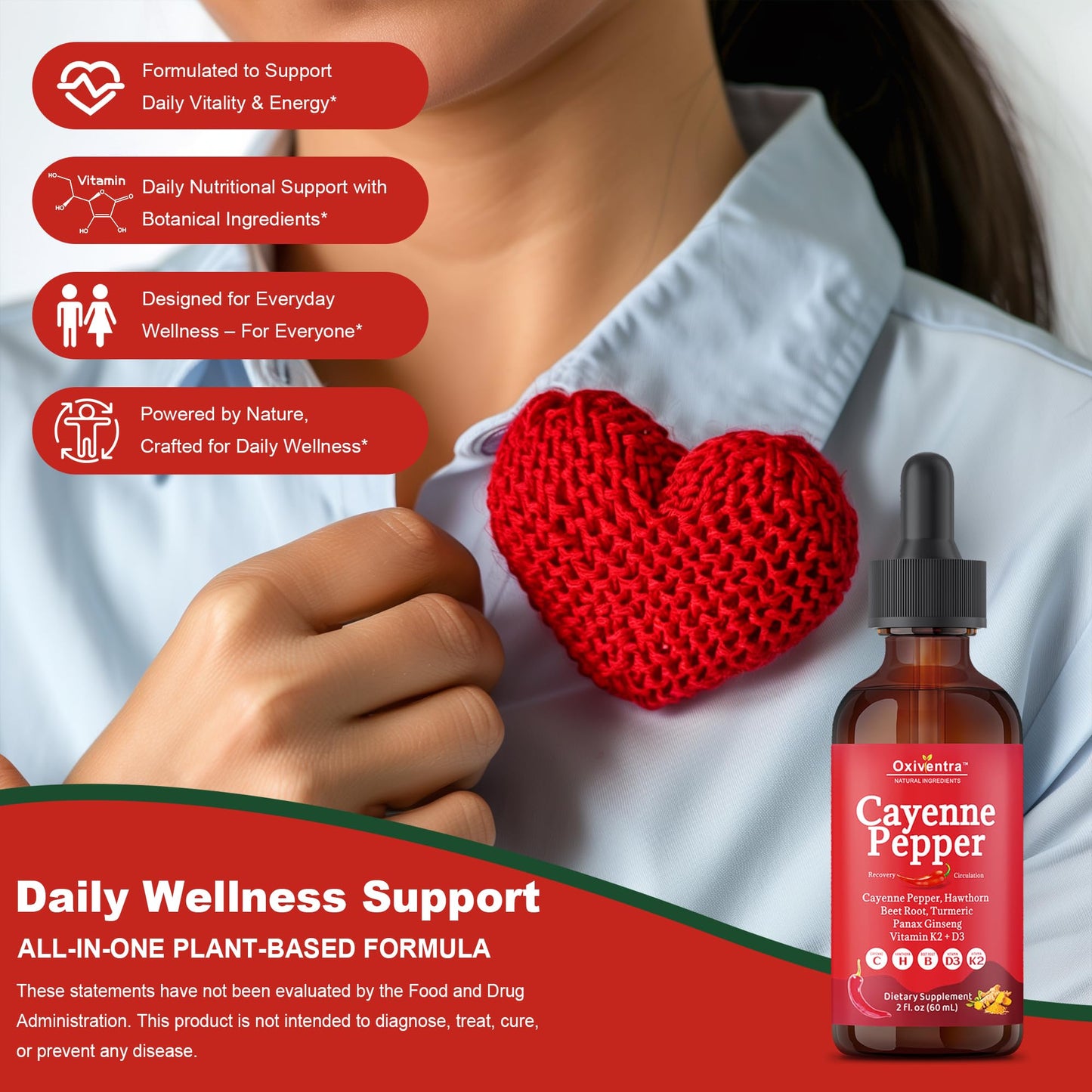 Oxiventra Cayenne Pepper Drops Softgel 2