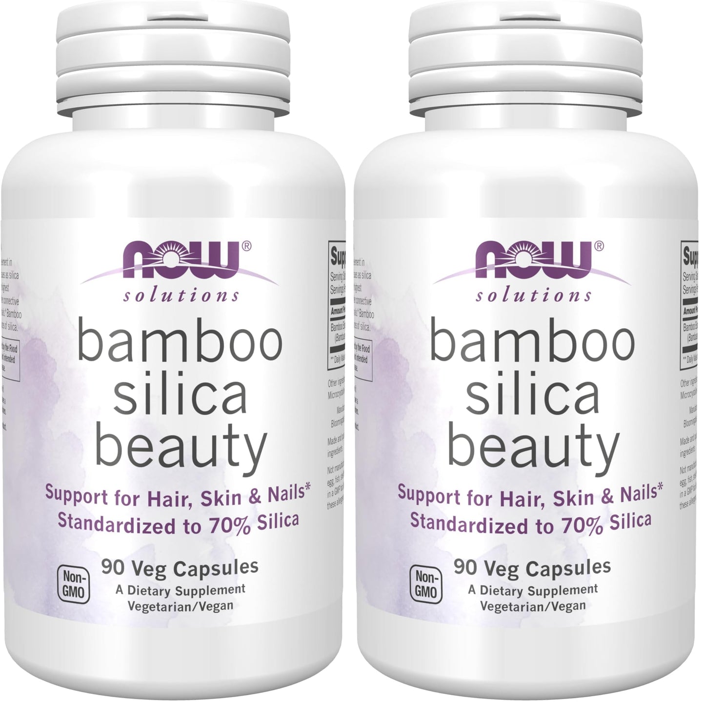 NOW Foods Bamboo Silica Beauty Capsules, 180 Capsules