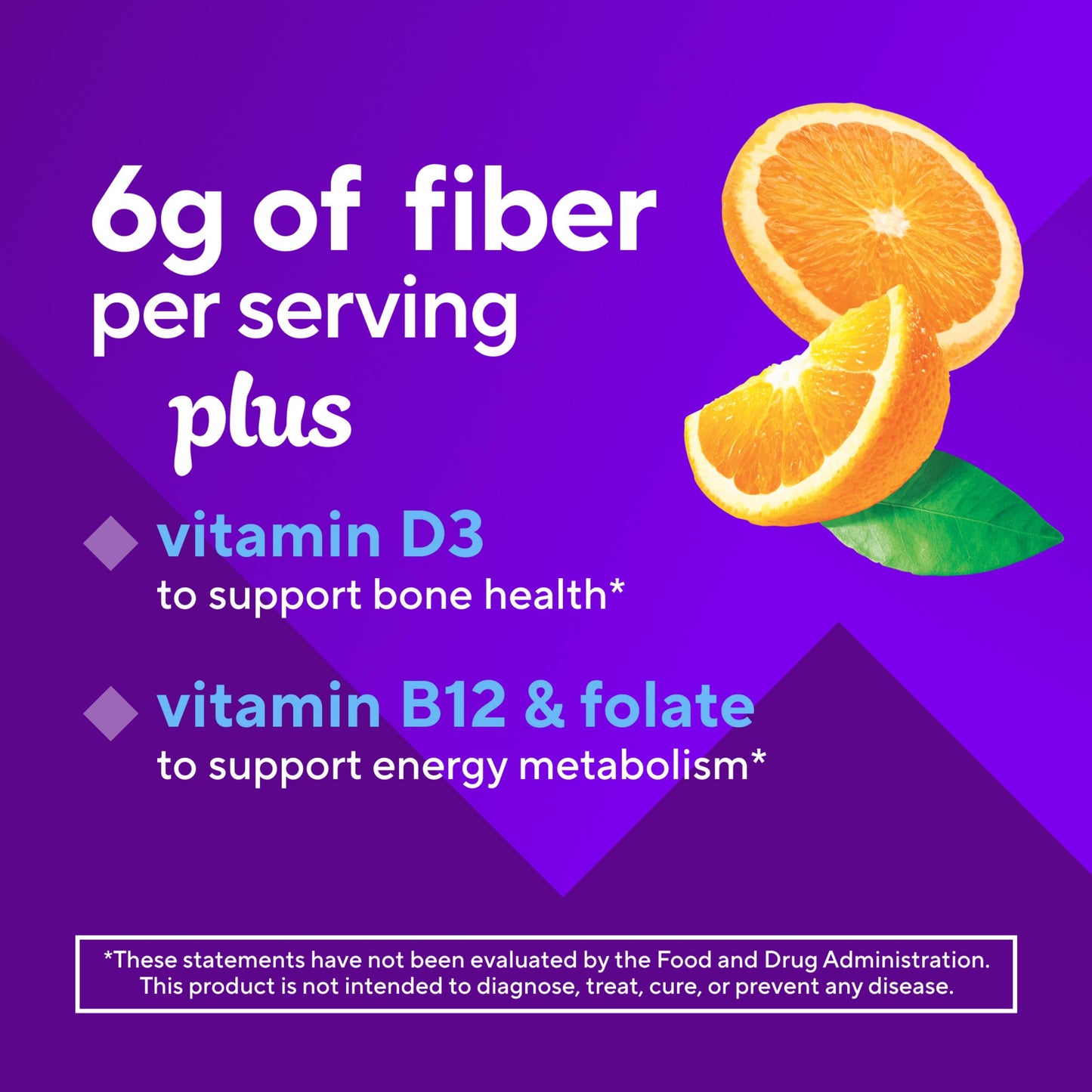 Vitafusion GLP-1 Support Fiber Plus Vitamins D, B12 and Folate Gummy, 90 Count