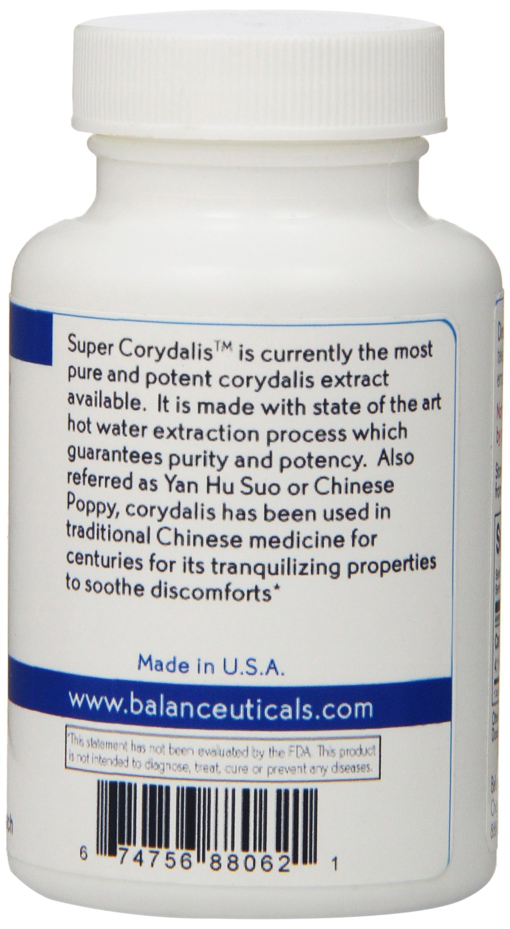 Balanceuticals Super Corydalis Extract Supplement Capsule, 60 Count
