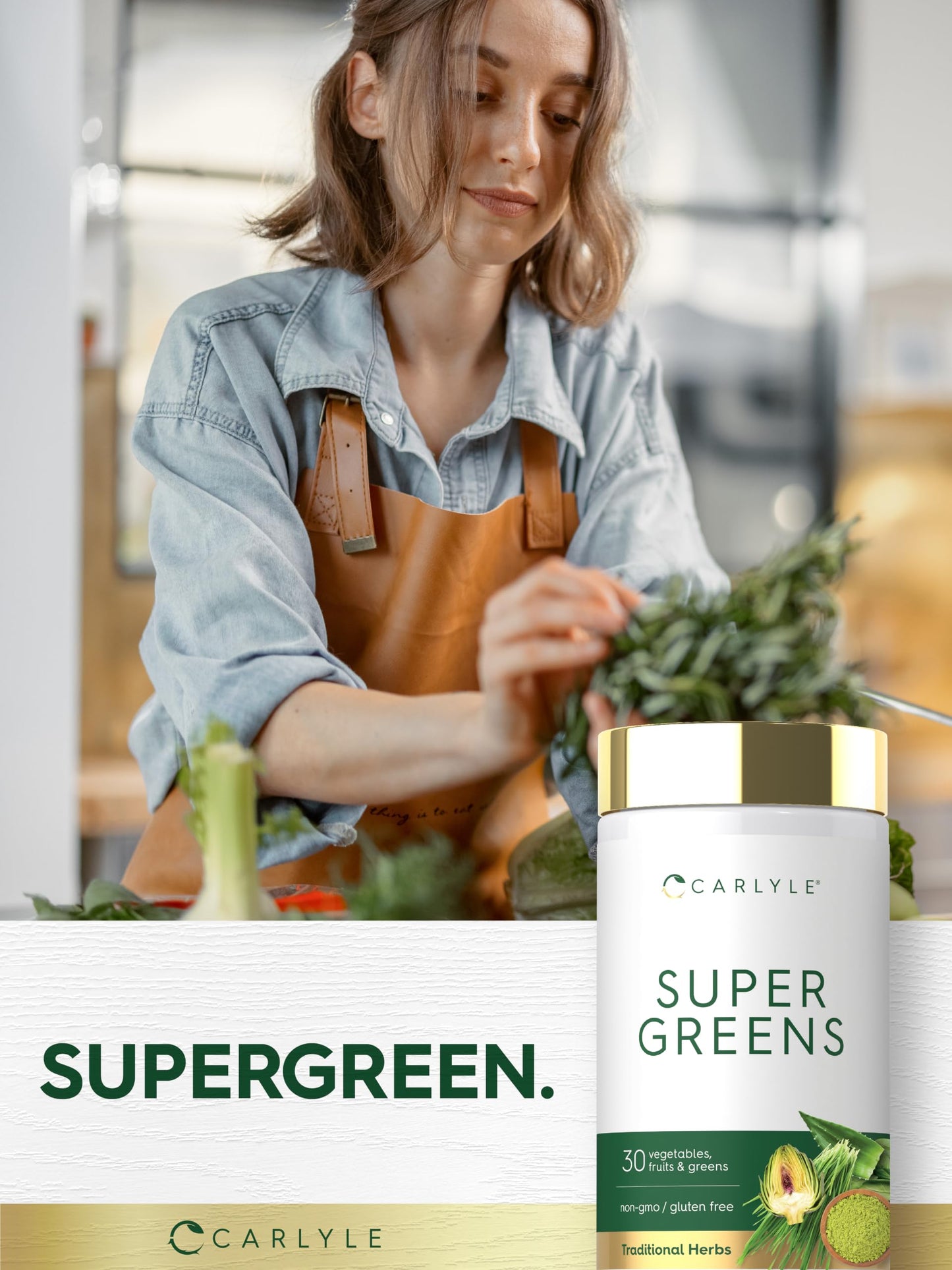 Carlyle Super Greens Capsules 250