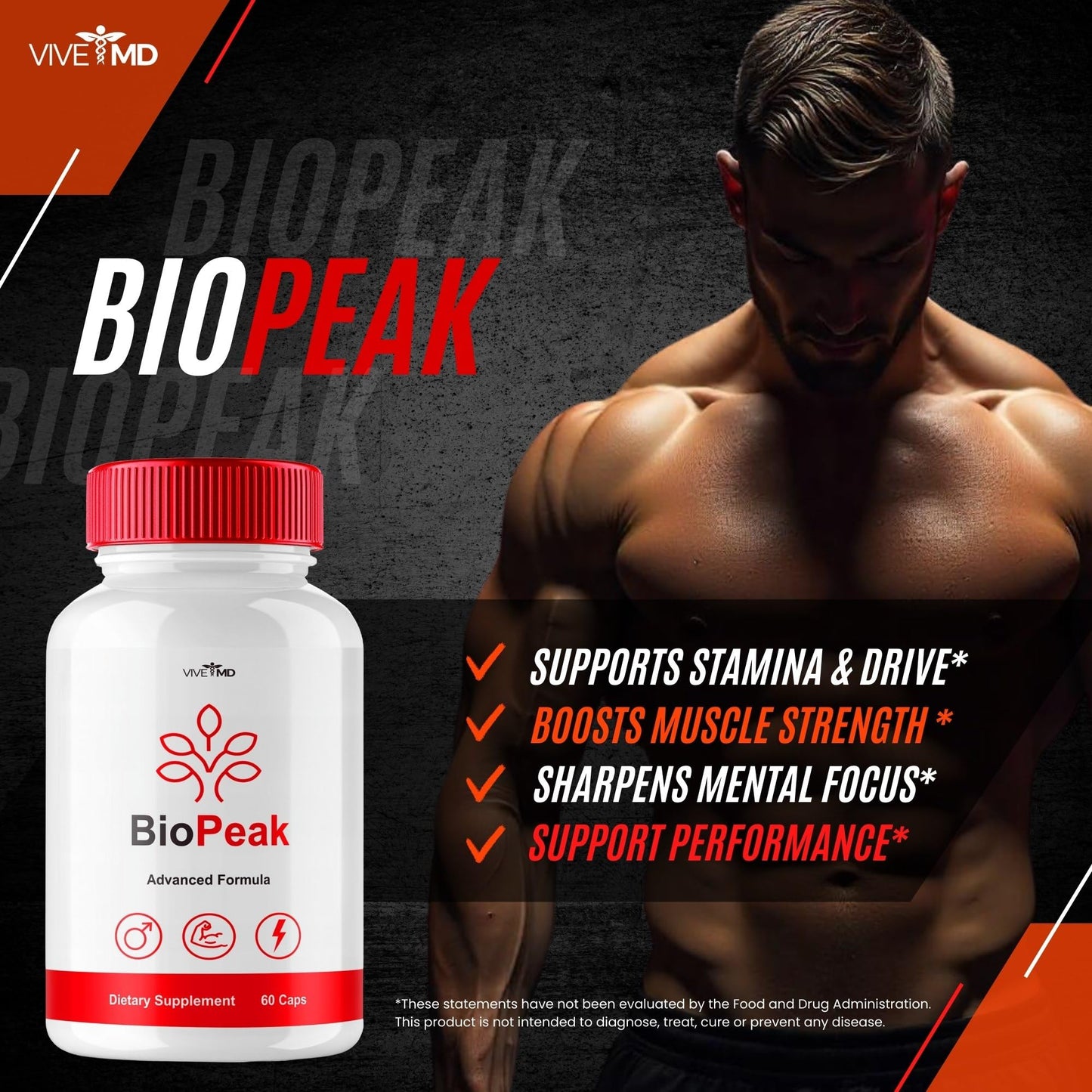 VIVE MD BioPeak Capsules, 120 Capsules