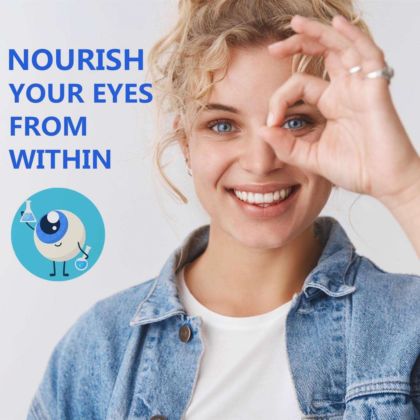 LILICARE Lutein & Zeaxanthin Gummies for Eyes, Vision Support, 60 Count