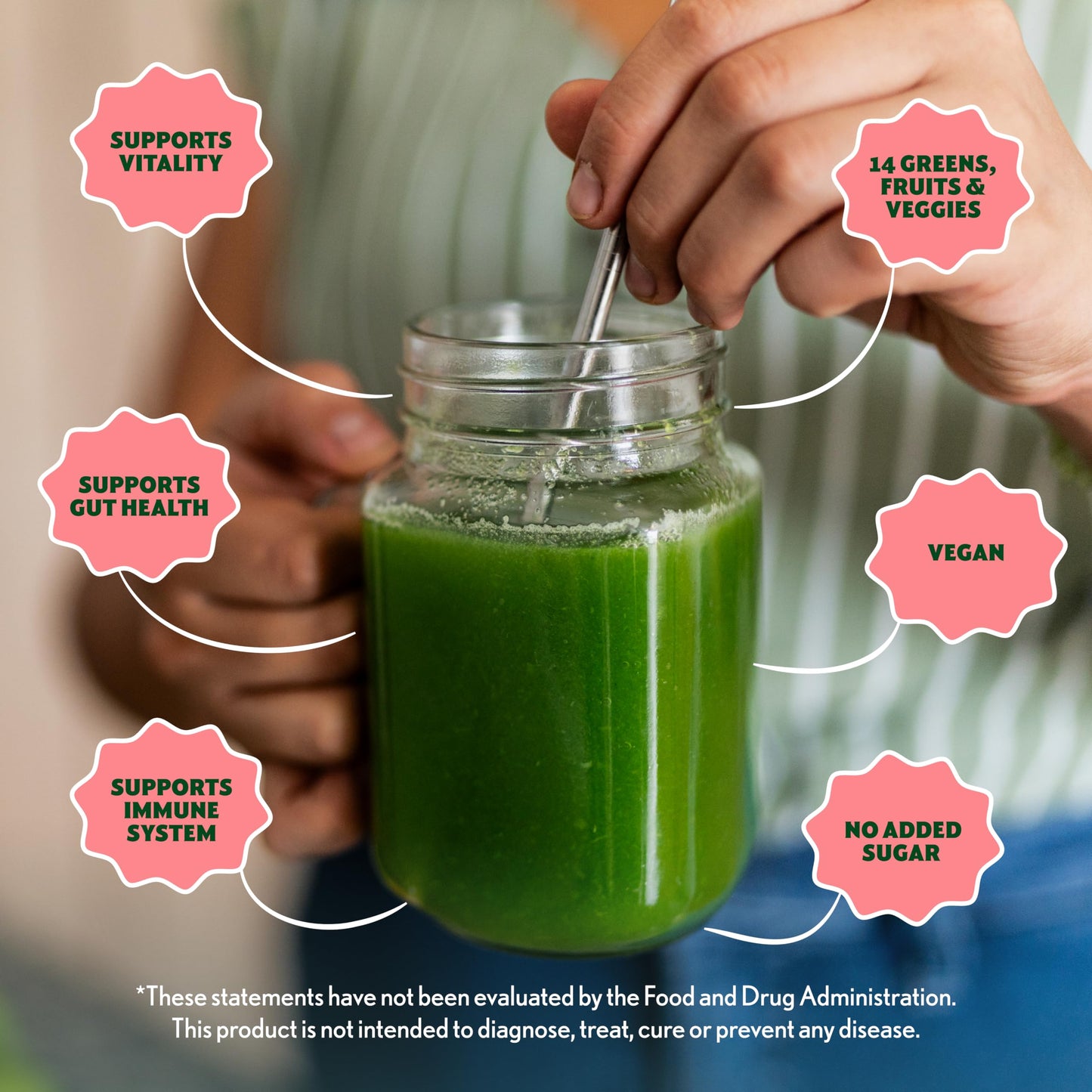 Amazing Grass Green Superfood Energy: Super Greens Powder & Plant Based Smoothie Mix, 14.8 Ounce