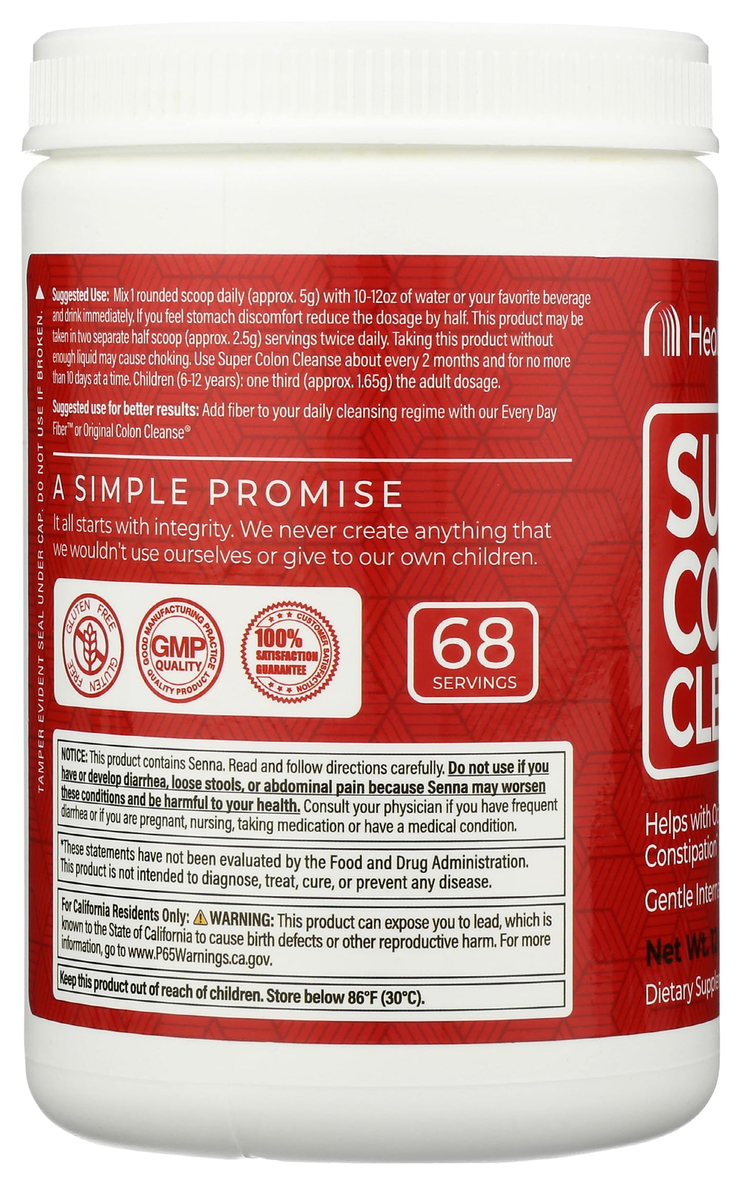 Colon Cleanse Super Colon Cleanse 10-Day Detox Powder, 12 Ounces