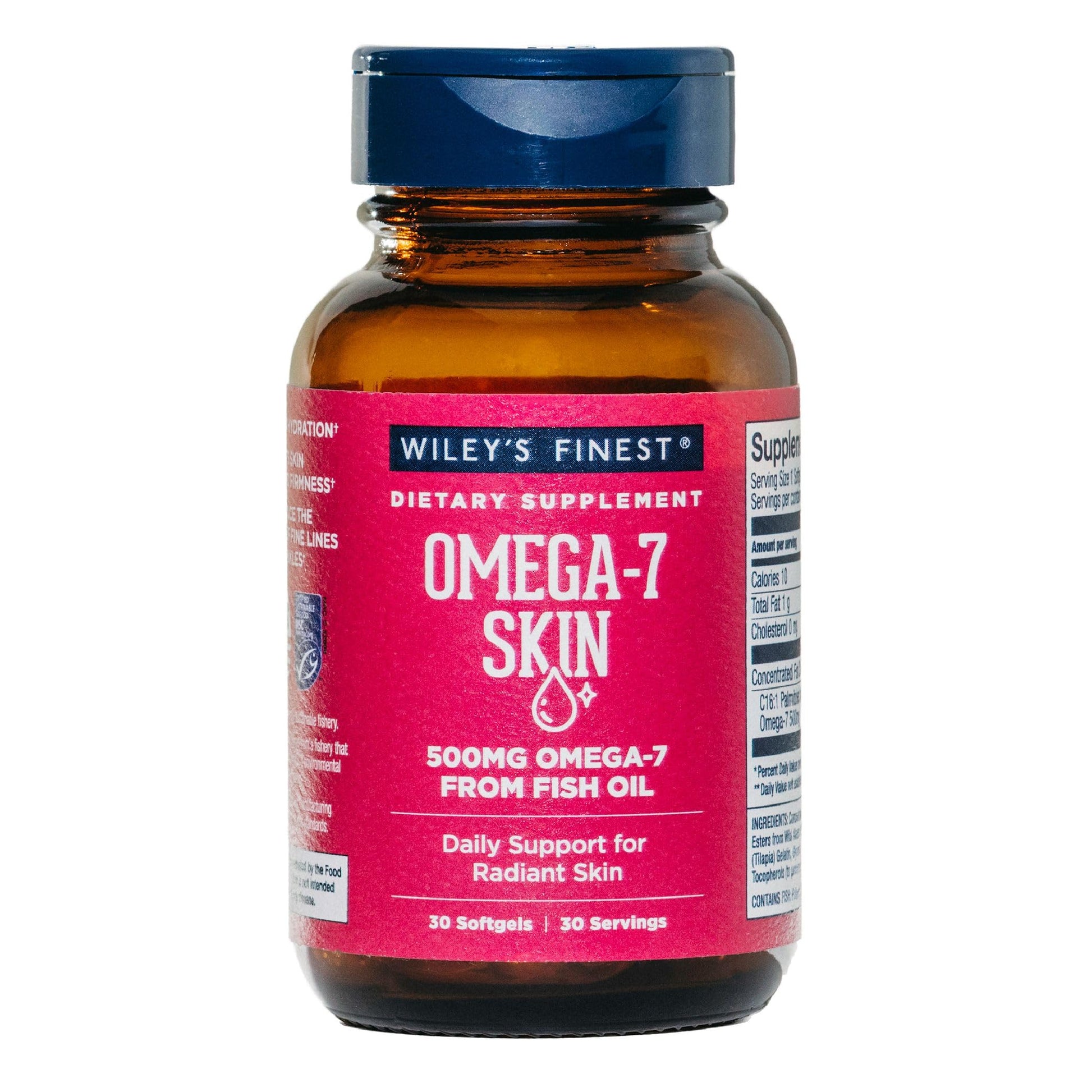 Wiley's Finest Omega-7 Skin Softgels 30