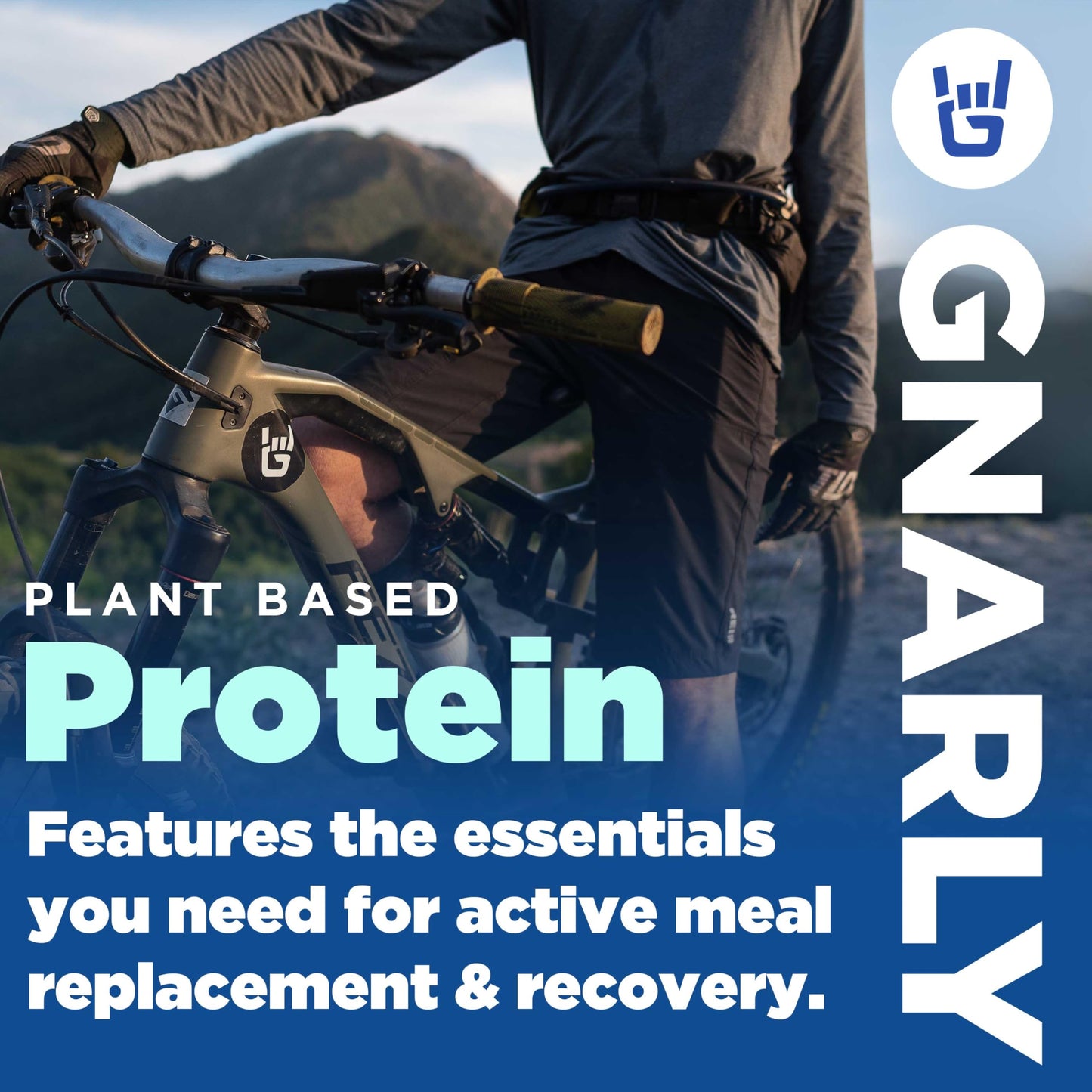 Gnarly Nutrition Vegan Plant Protein Powder – Chocolate, 2 lb, 32 Servings